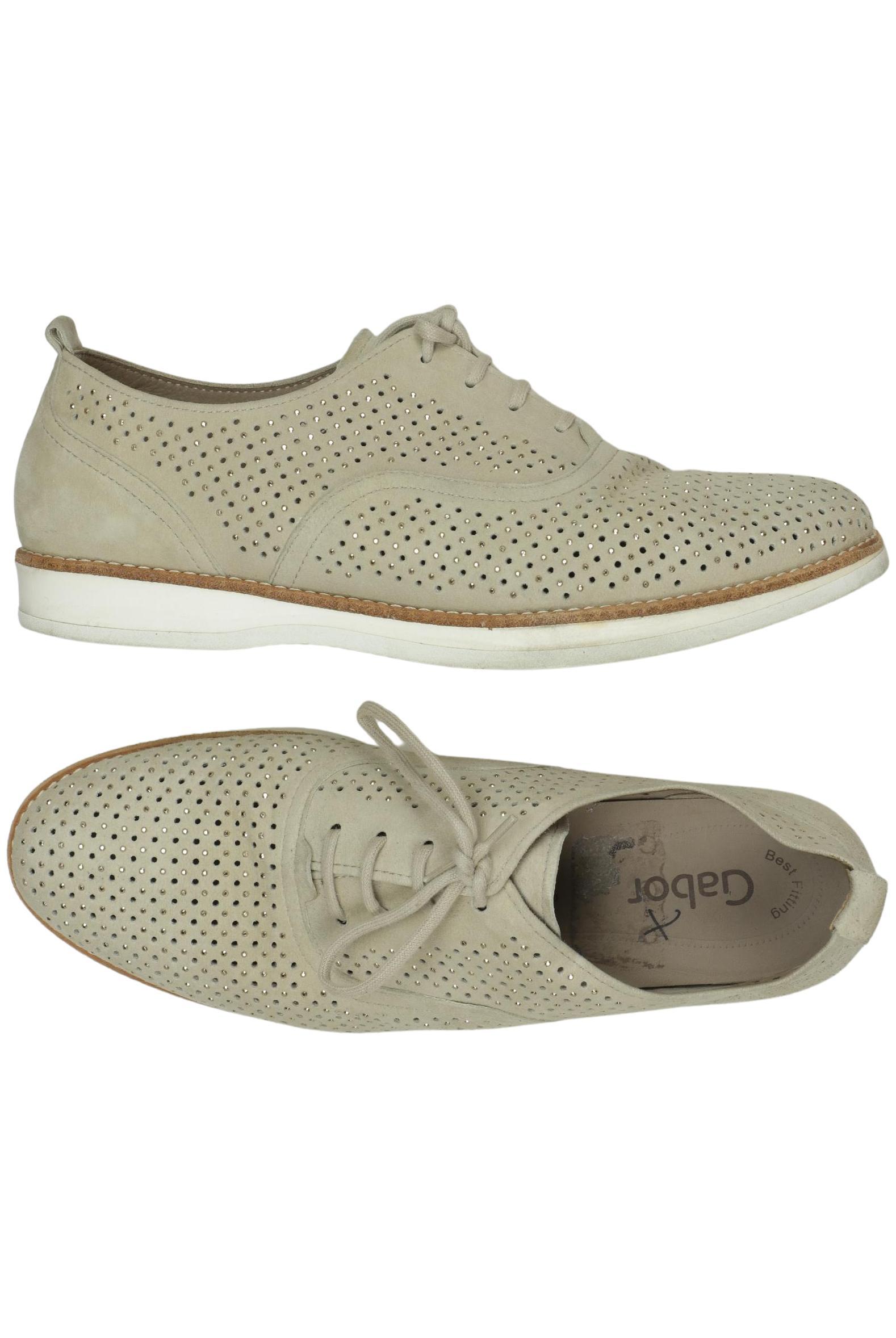 

Gabor Damen Halbschuh, beige, Gr. 6