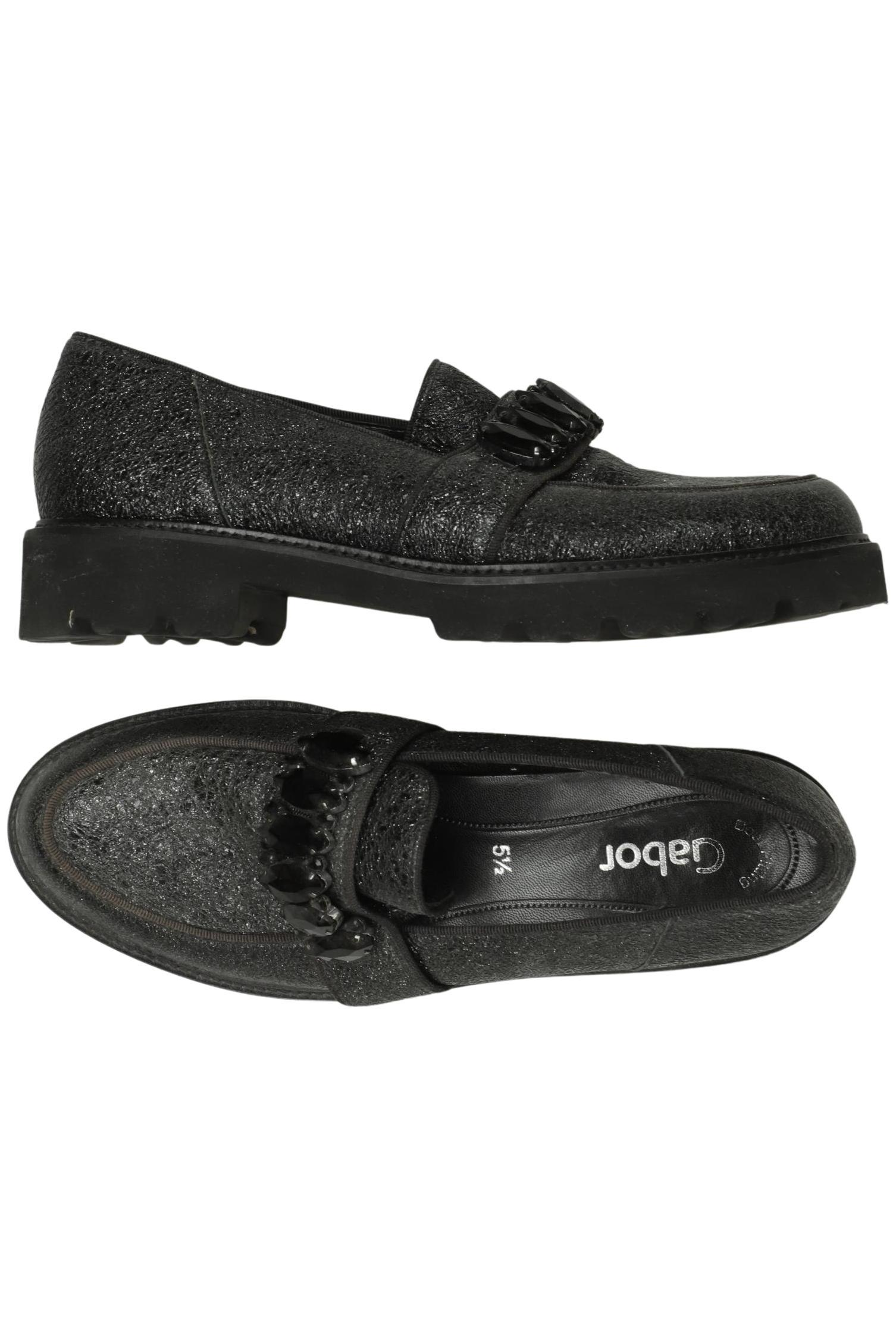 

Gabor Damen Halbschuh, schwarz, Gr. 5.5