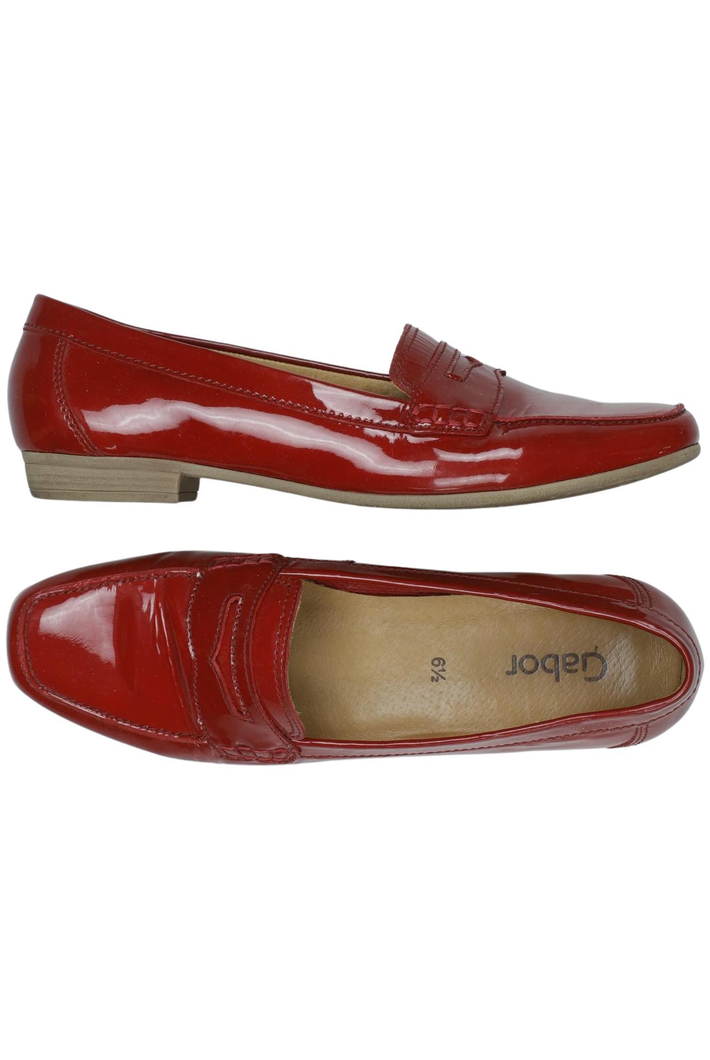 

Gabor Damen Halbschuh, rot, Gr. 6.5