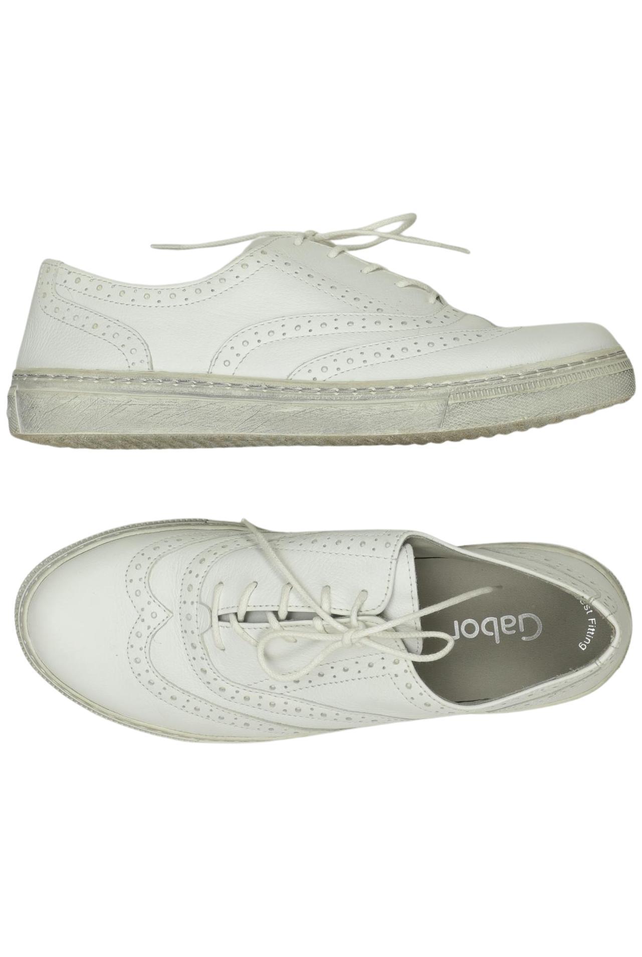 

Gabor Damen Halbschuh, weiß, Gr. 5