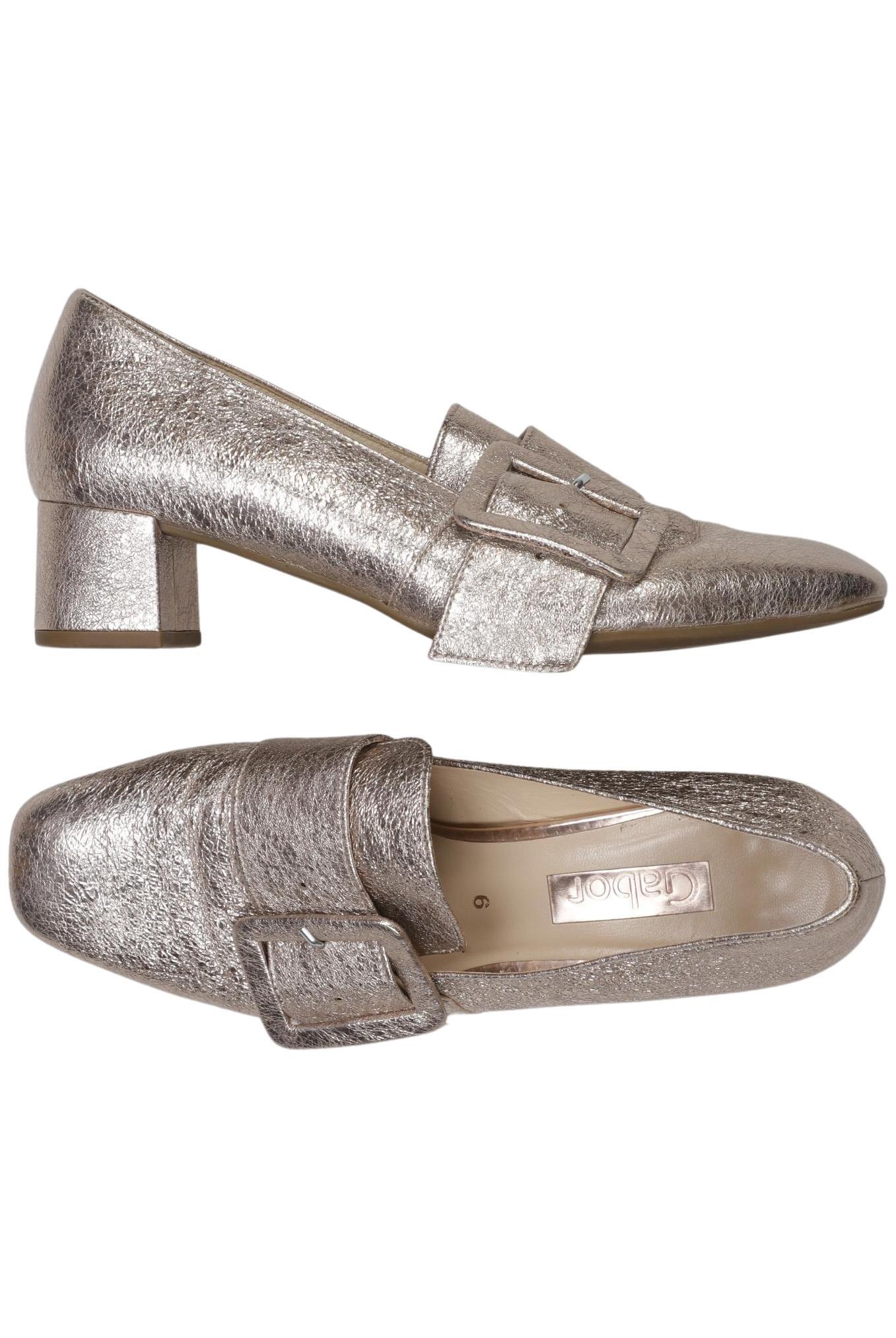 

Gabor Damen Halbschuh, silber, Gr. 6