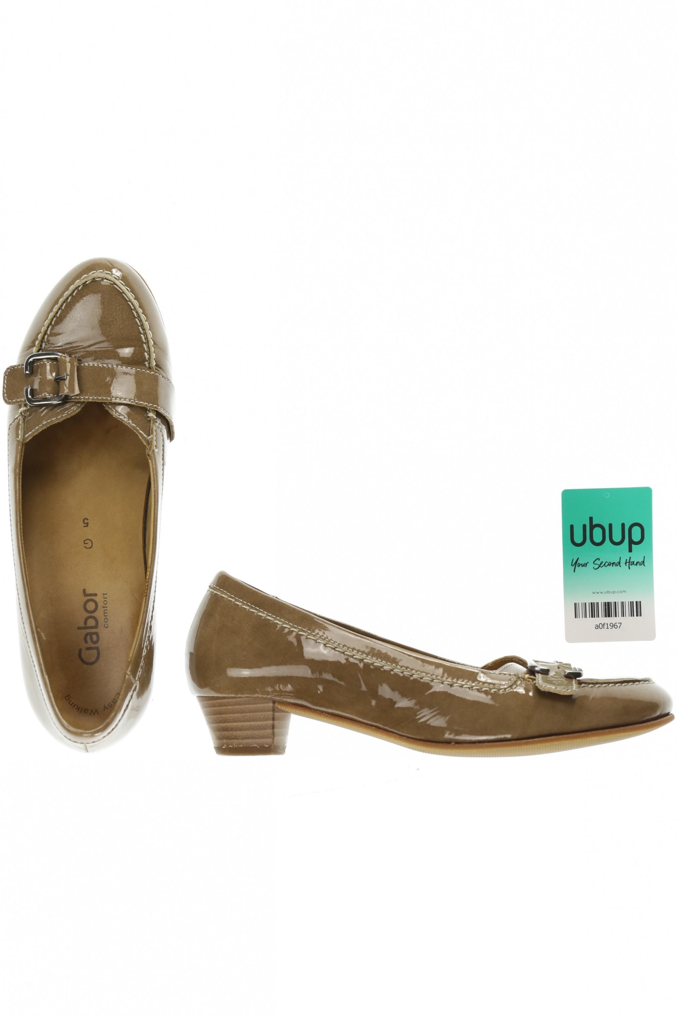 

Gabor Damen Halbschuh, beige, Gr. 5