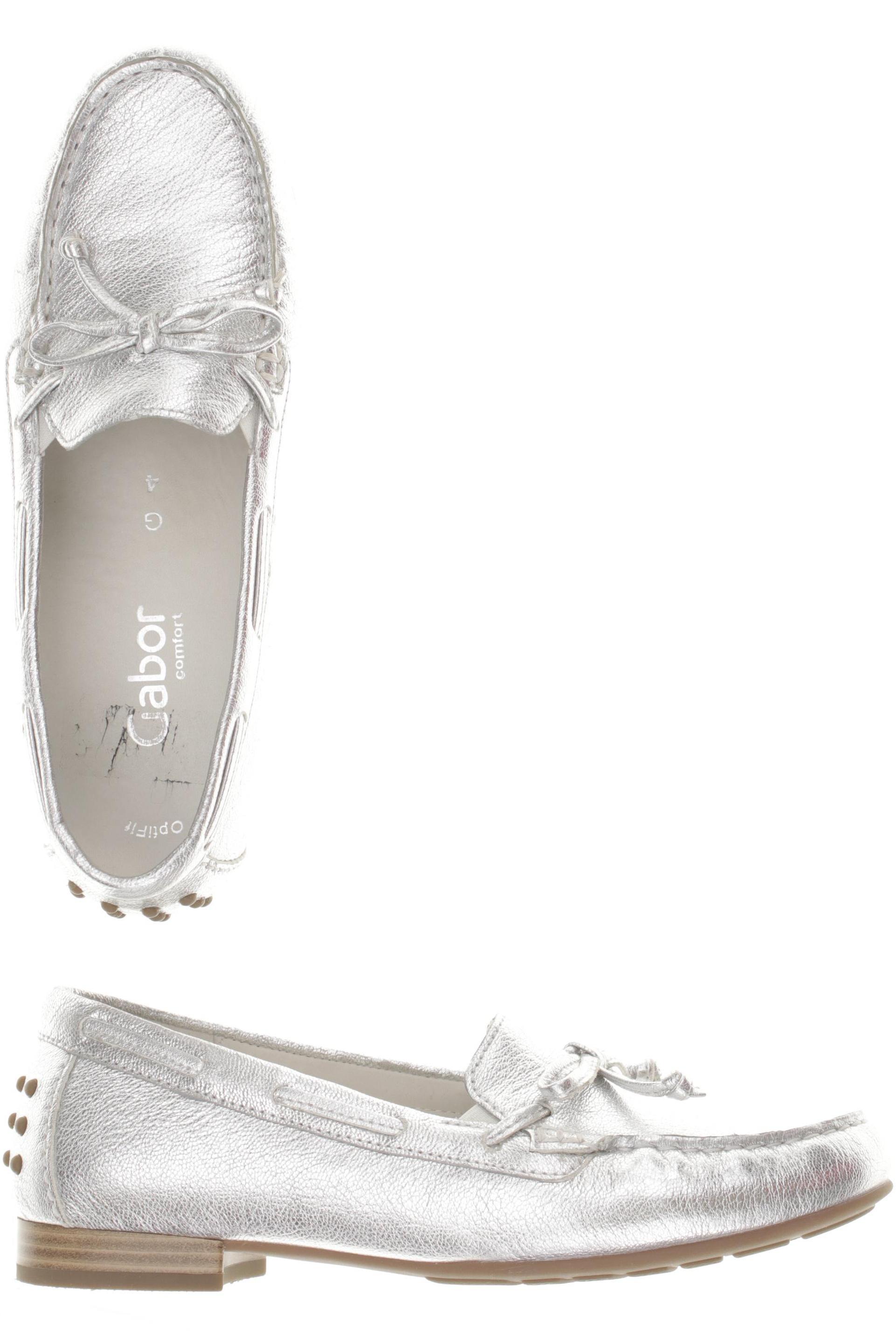 

Gabor Damen Halbschuh, silber, Gr. 4