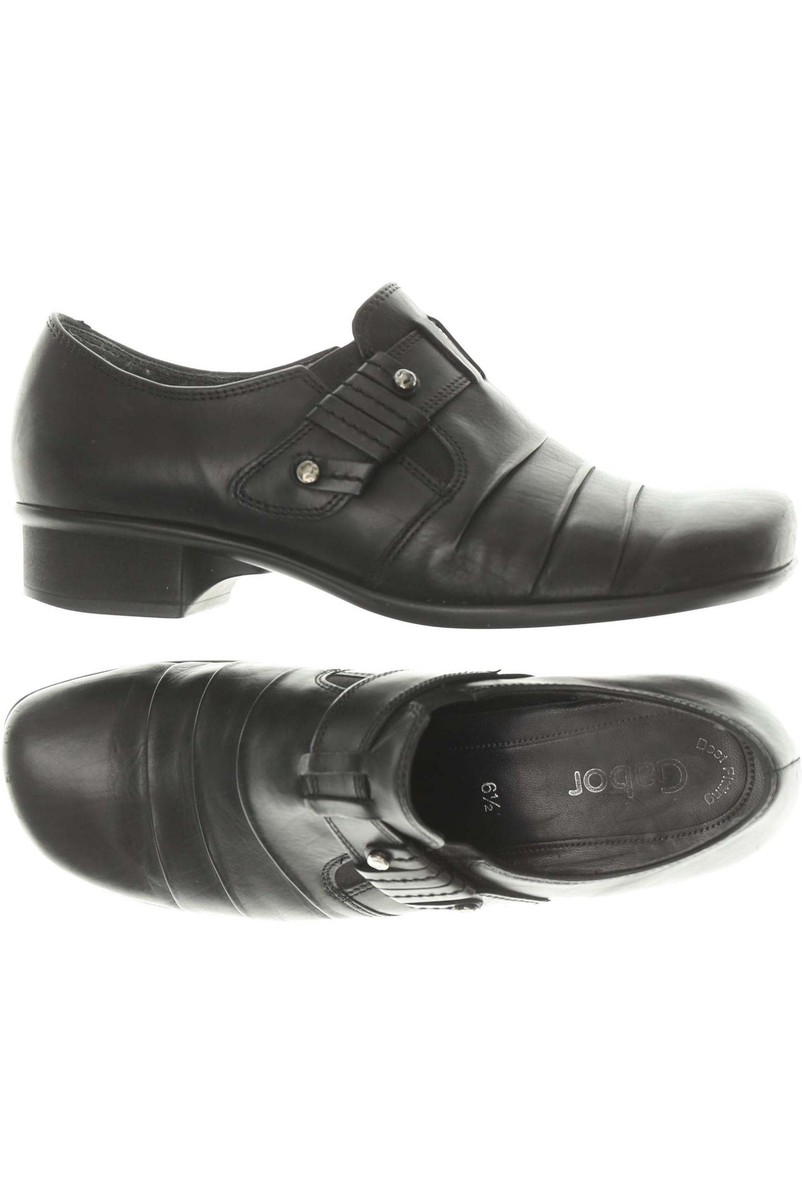 

Gabor Damen Halbschuh, schwarz, Gr. 6.5