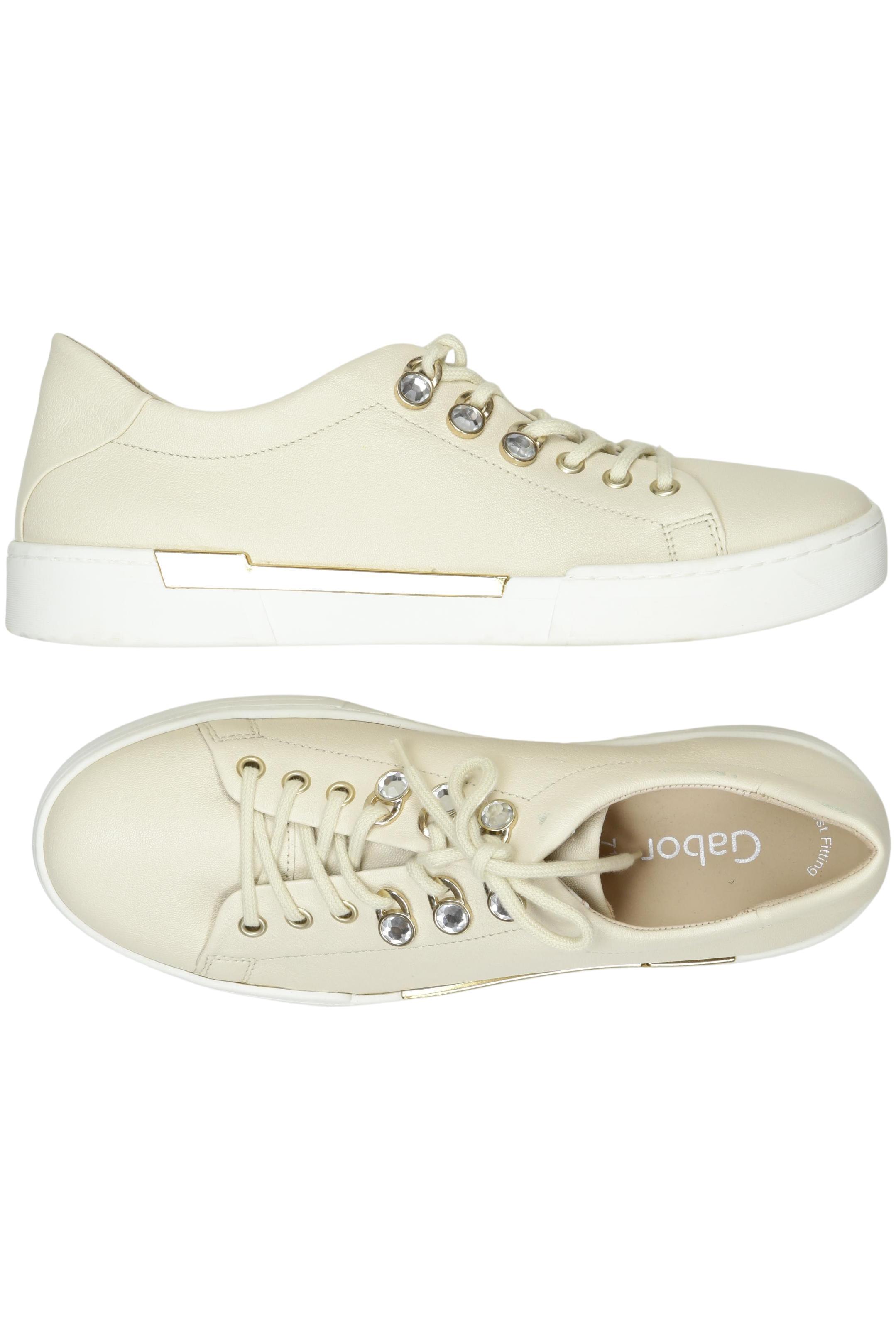 

Gabor Damen Halbschuh, beige, Gr. 7.5