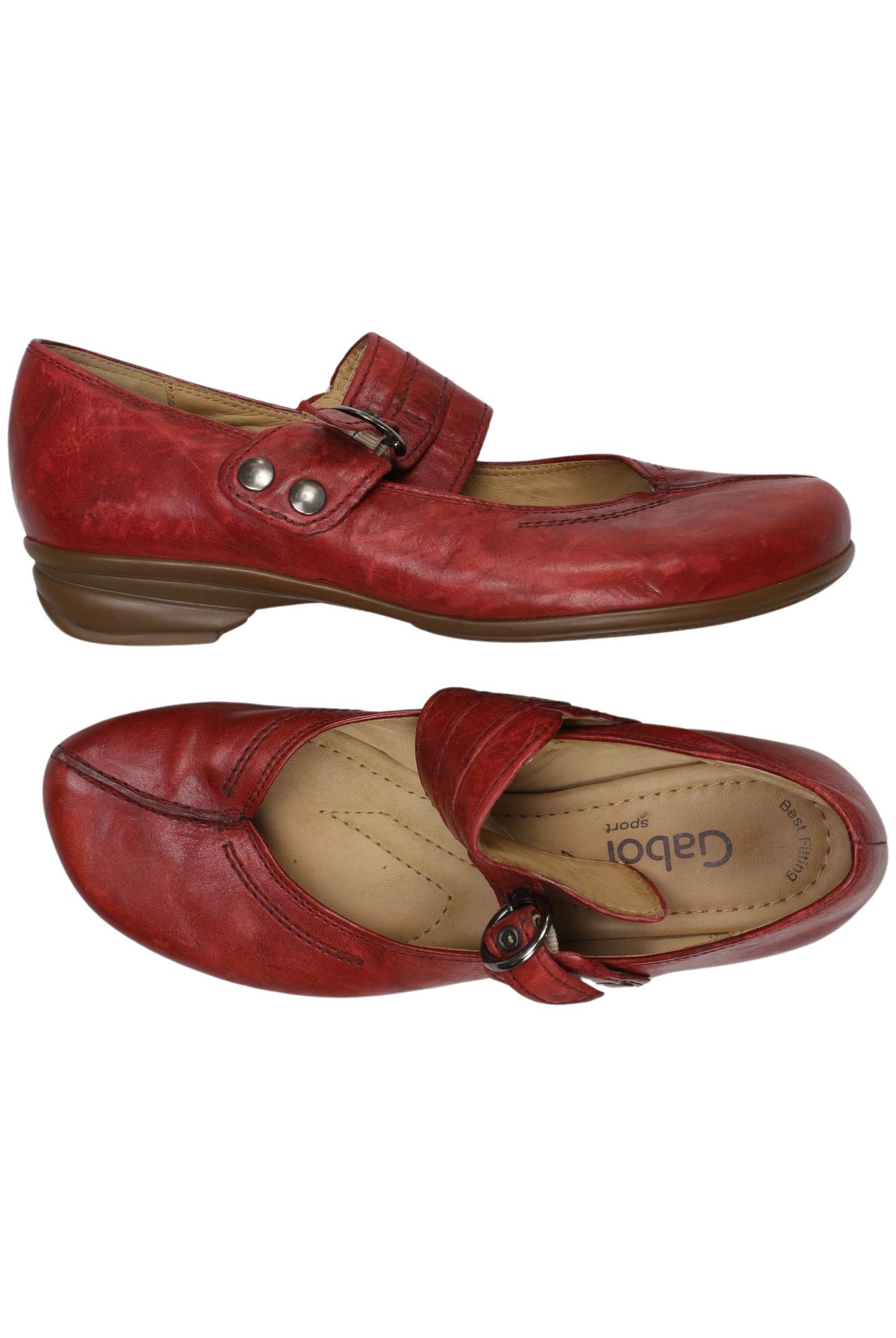 

Gabor Damen Halbschuh, rot, Gr. 4.5