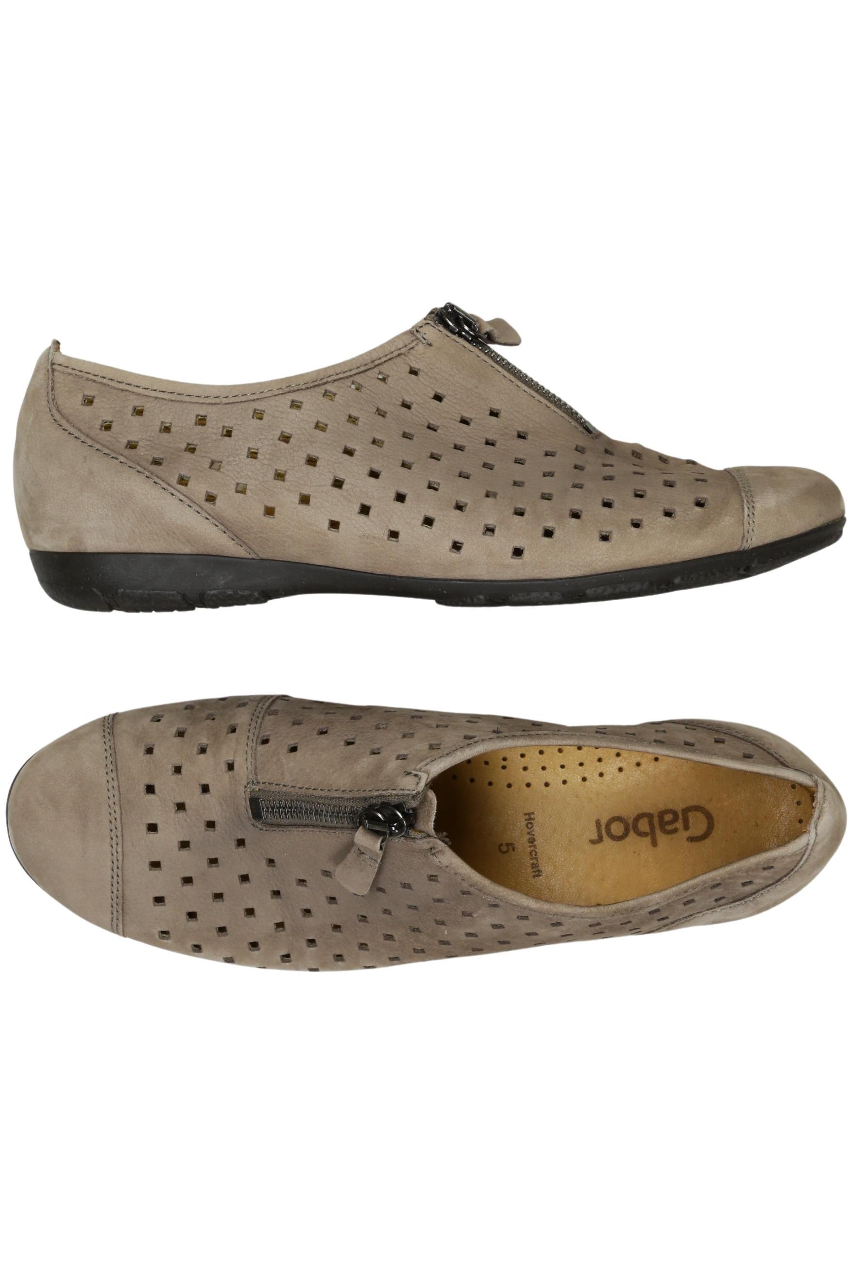 

Gabor Damen Halbschuh, beige, Gr. 5