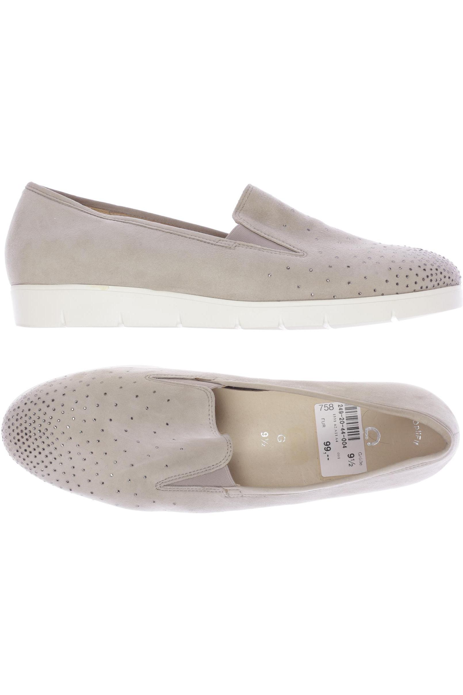 

Gabor Damen Halbschuh, beige, Gr. 9.5