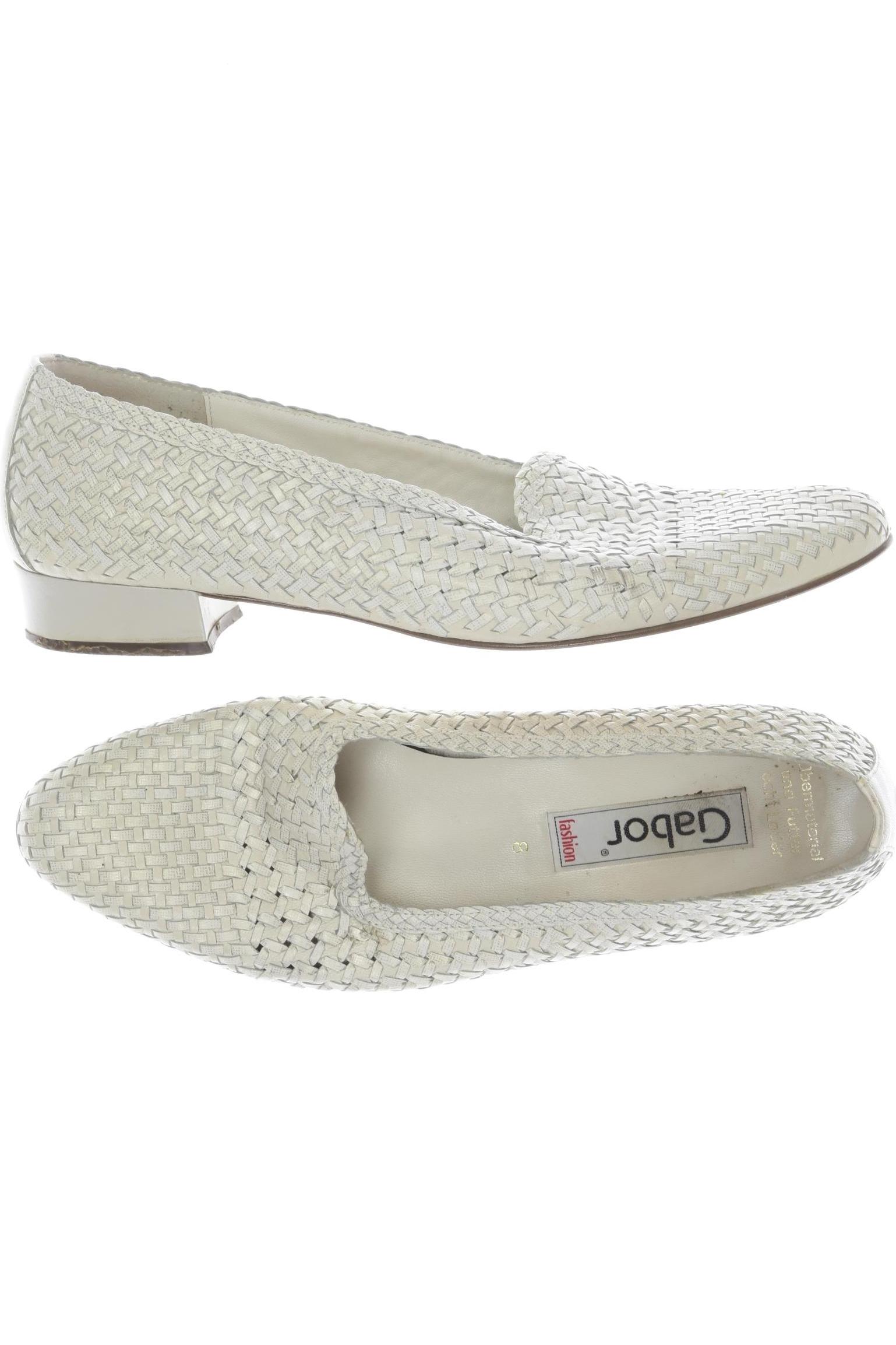 

Gabor Damen Halbschuh, cremeweiß, Gr. 8