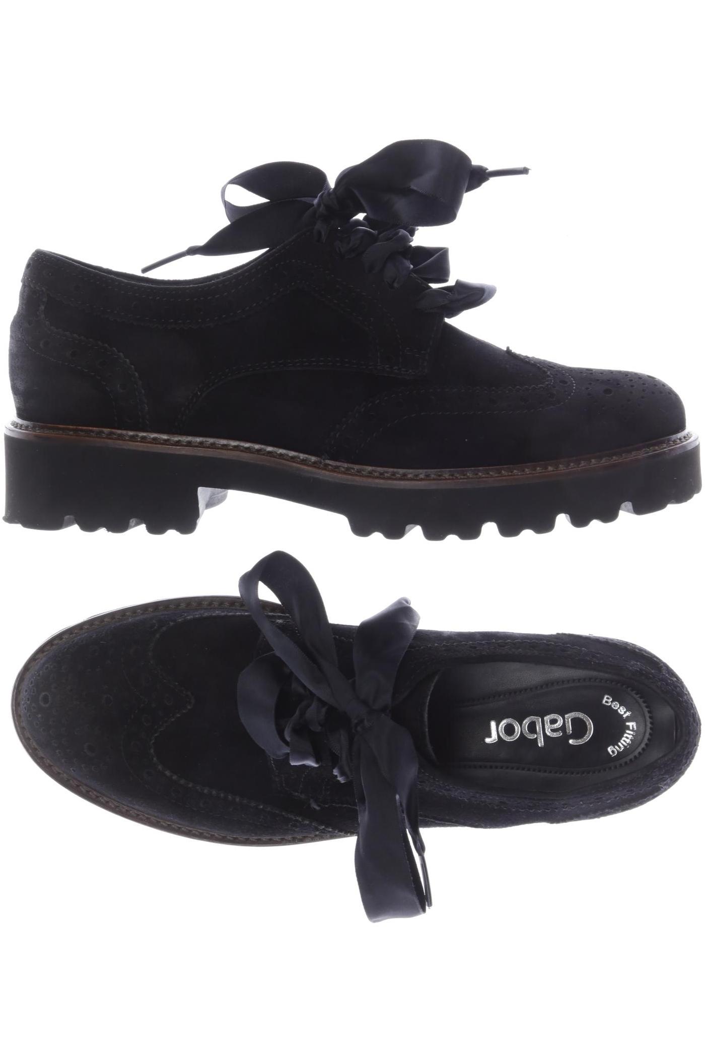 

Gabor Damen Halbschuh, schwarz, Gr. 3