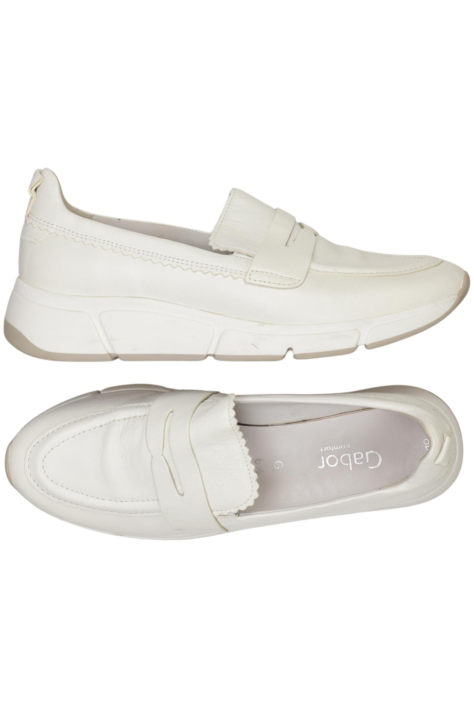 

Gabor Damen Halbschuh, weiß, Gr. 6.5