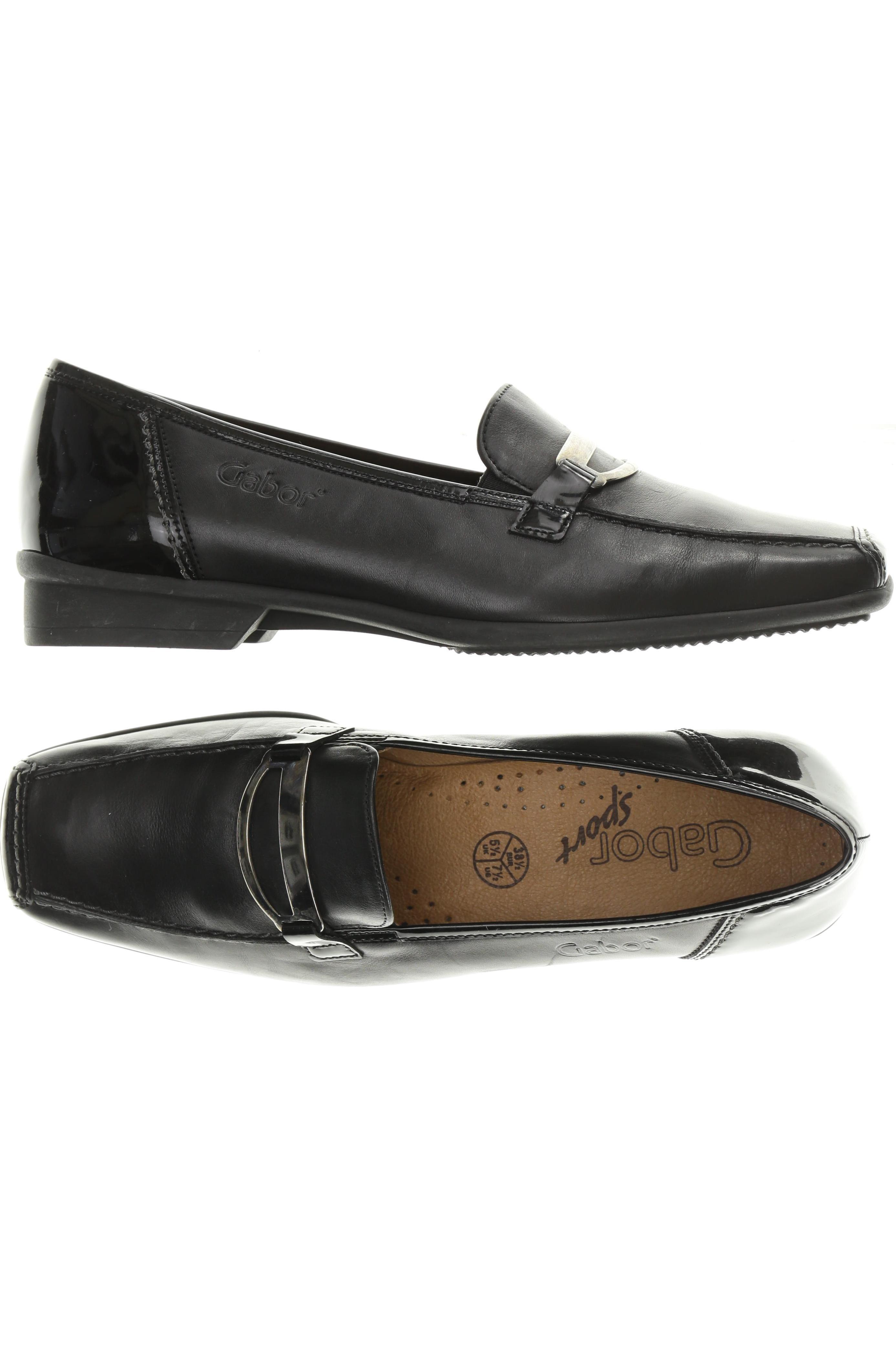 

Gabor Damen Halbschuh, schwarz, Gr. 38.5