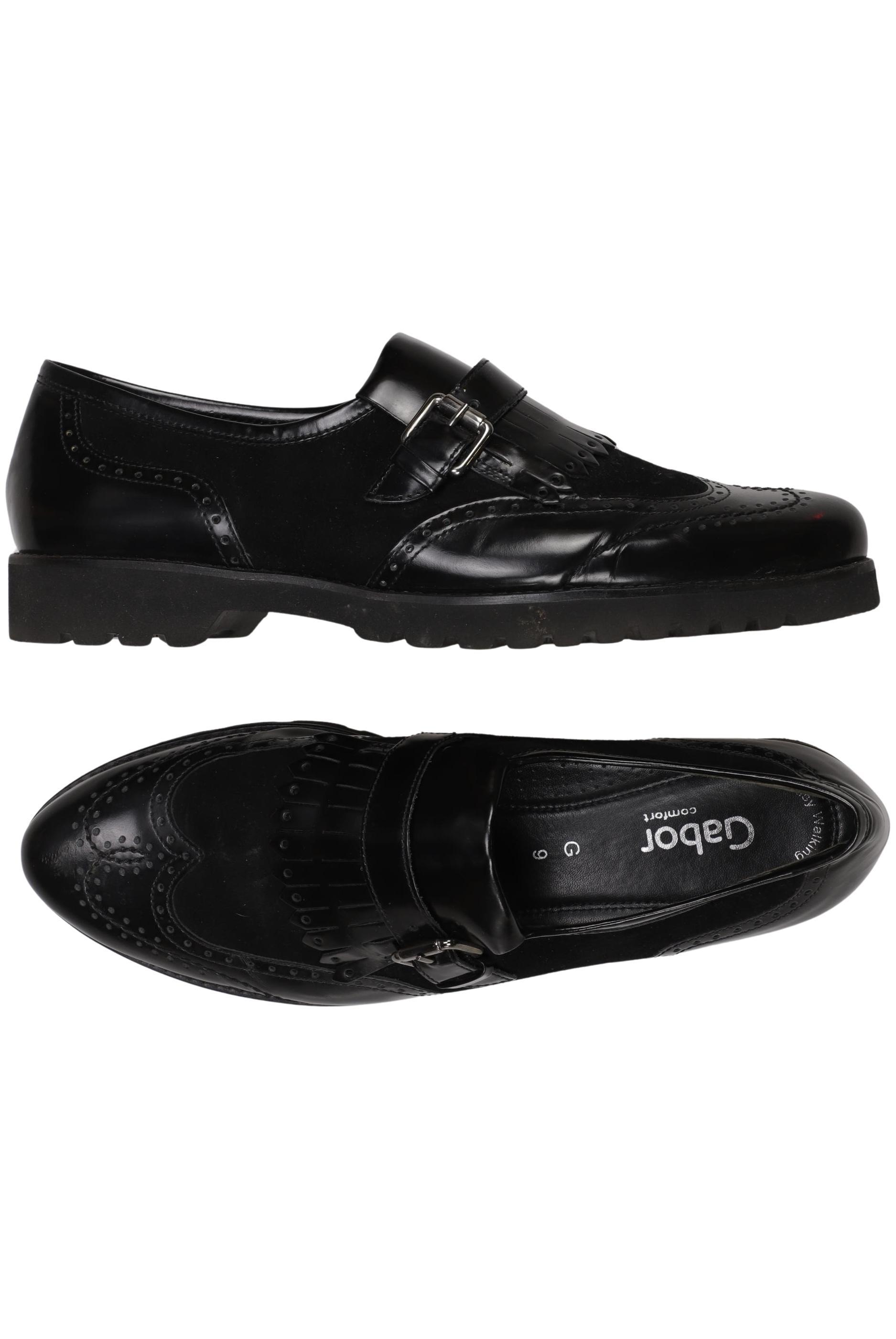 

Gabor Damen Halbschuh, schwarz, Gr. 9