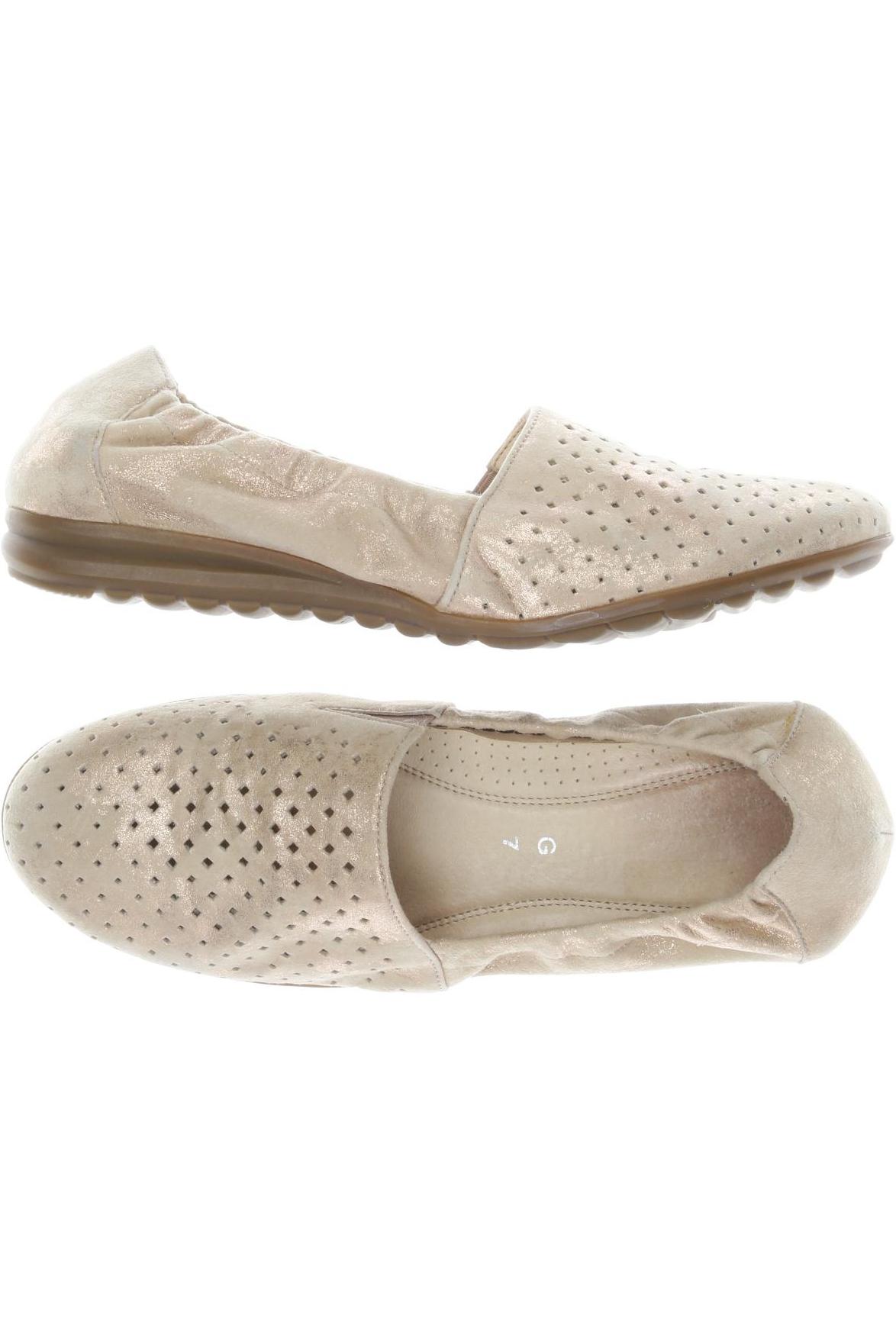 

Gabor Damen Halbschuh, beige, Gr. 7