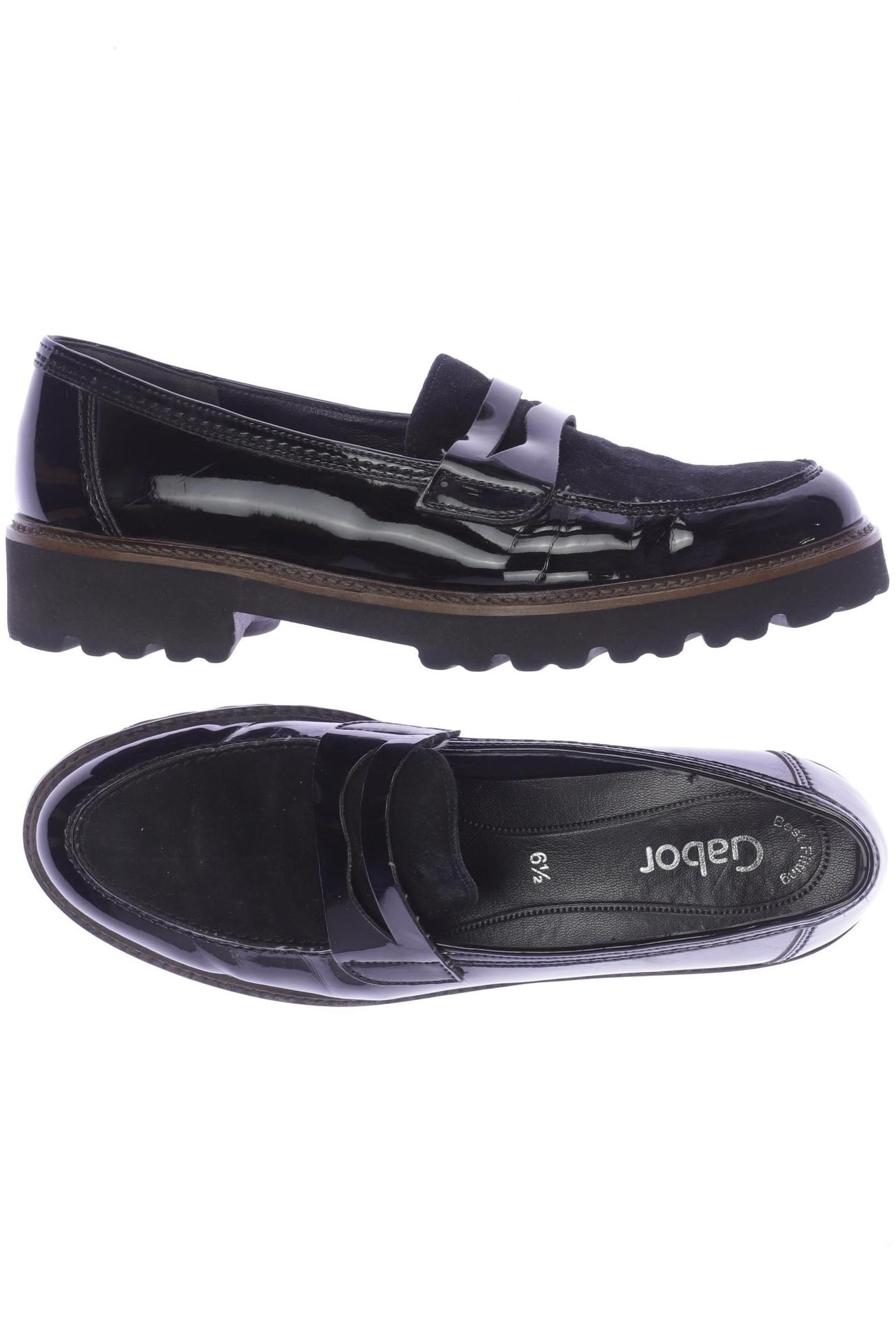 

Gabor Damen Halbschuh, schwarz, Gr. 6.5