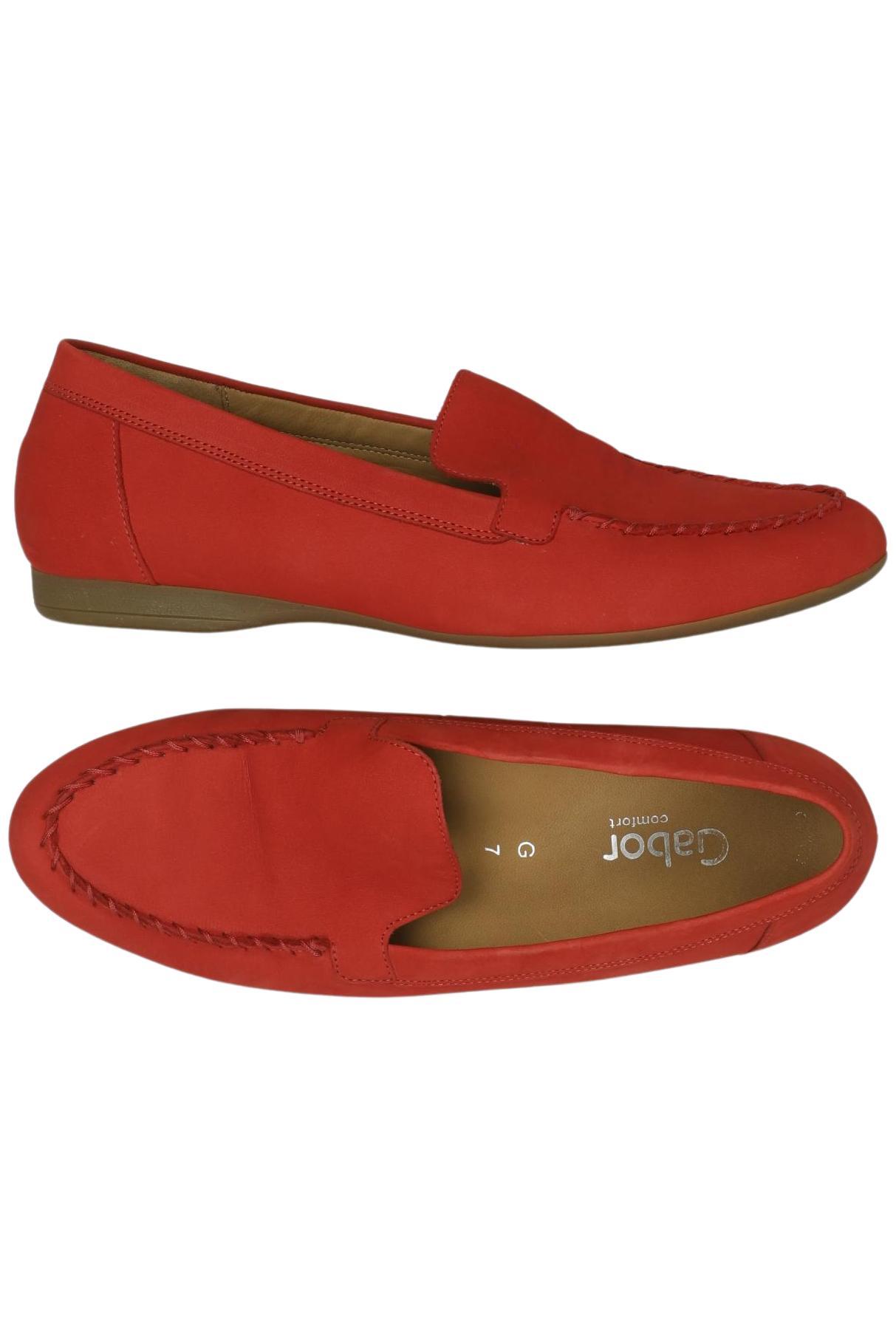 

Gabor Damen Halbschuh, rot, Gr. 7