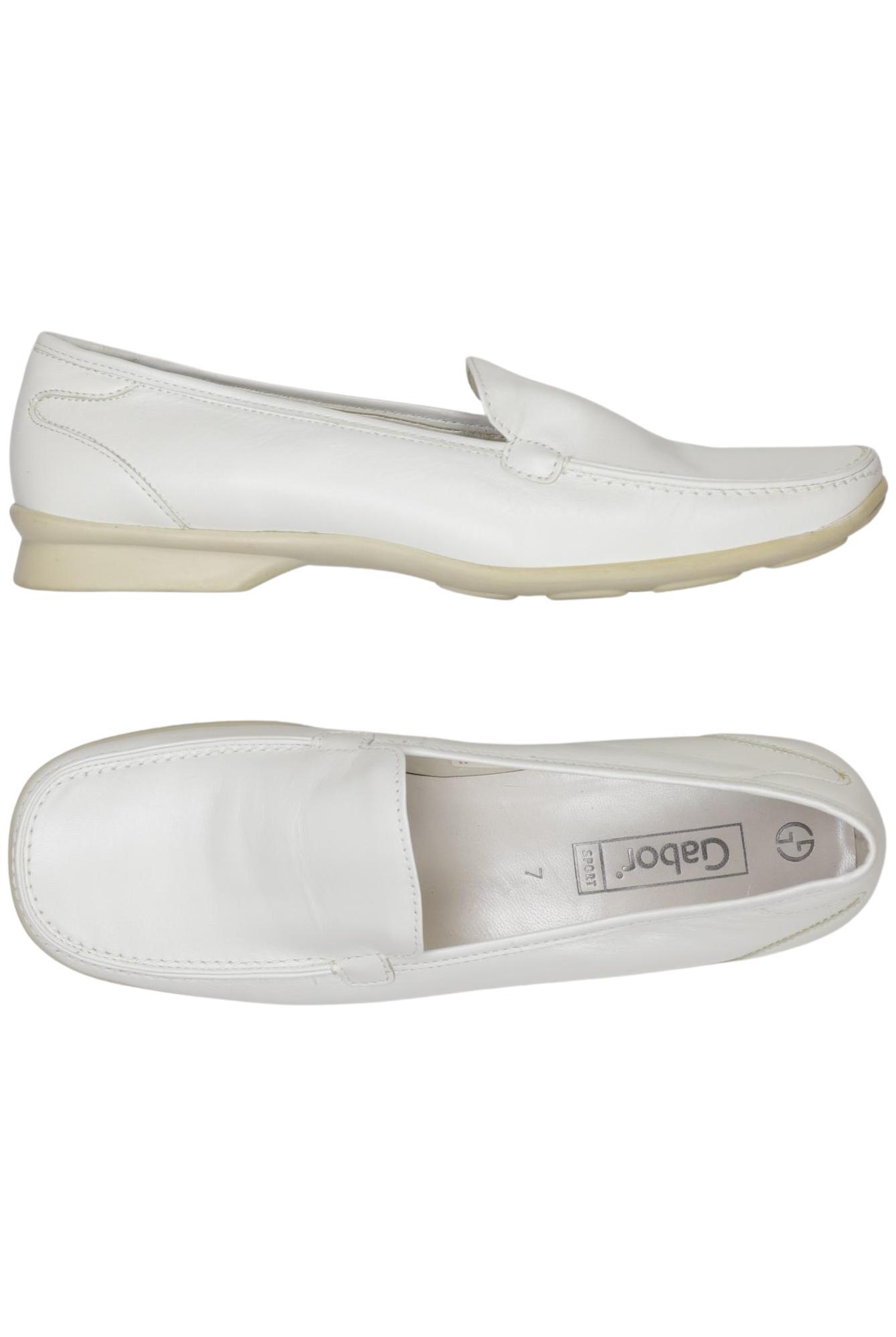 

Gabor Damen Halbschuh, weiß, Gr. 7