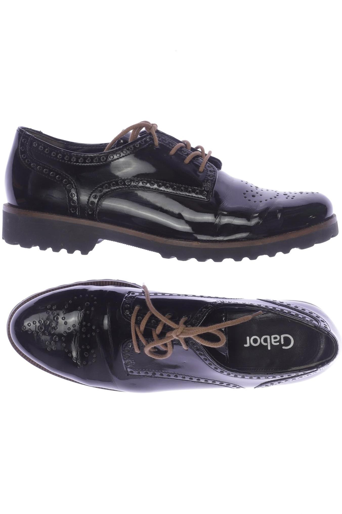 

Gabor Damen Halbschuh, schwarz, Gr. 5.5