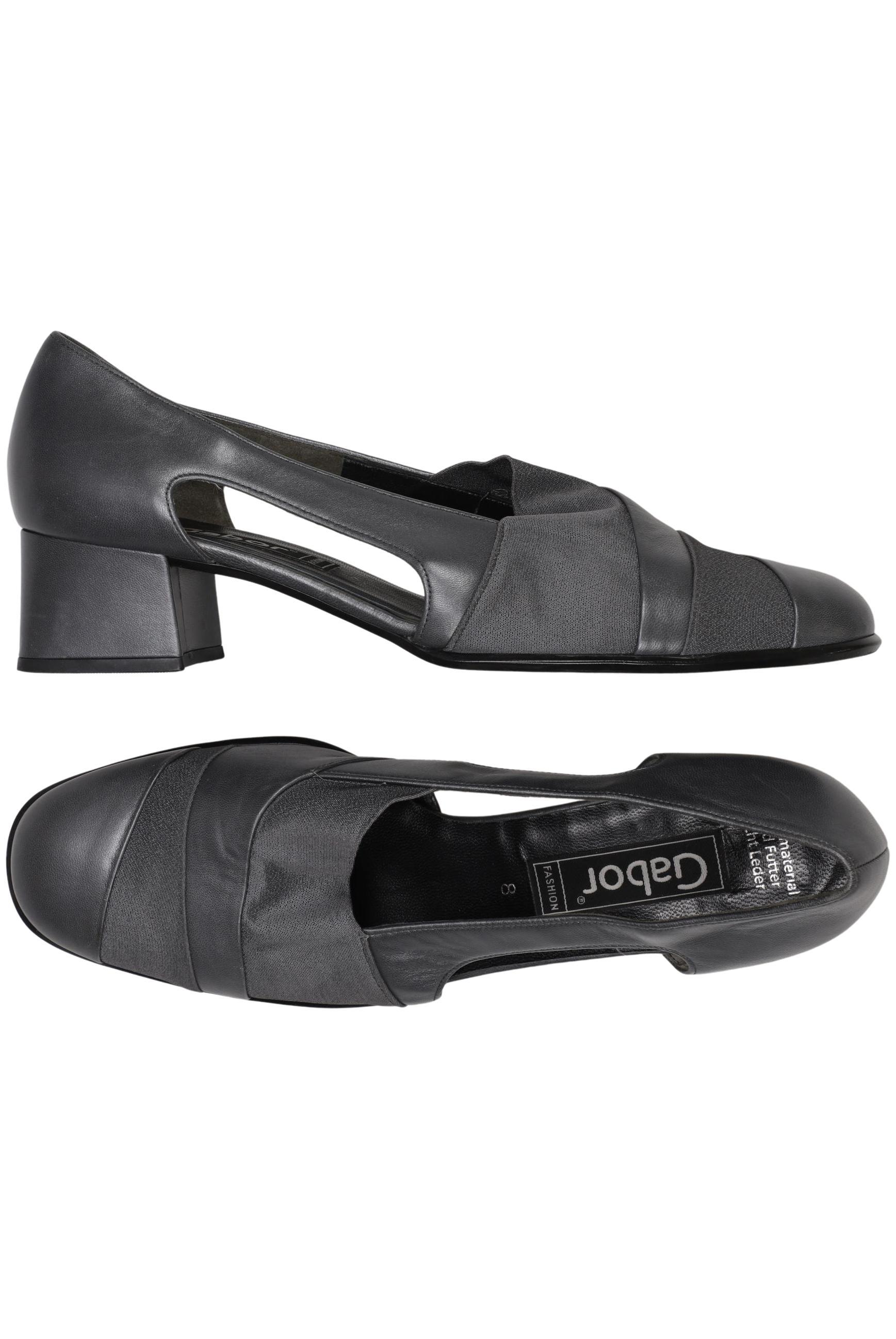 

Gabor Damen Halbschuh, grau, Gr. 8