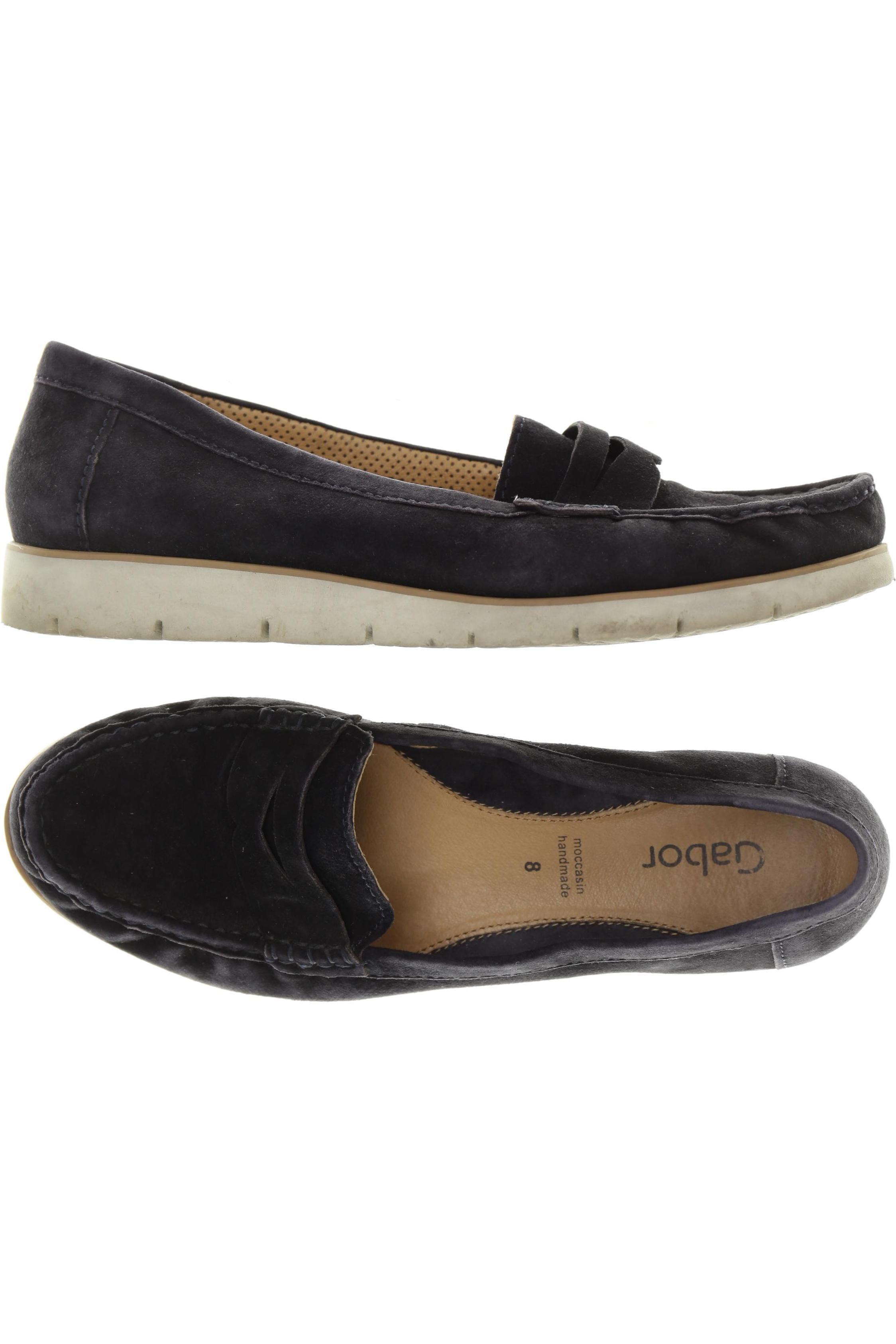 

Gabor Damen Halbschuh, blau, Gr. 8