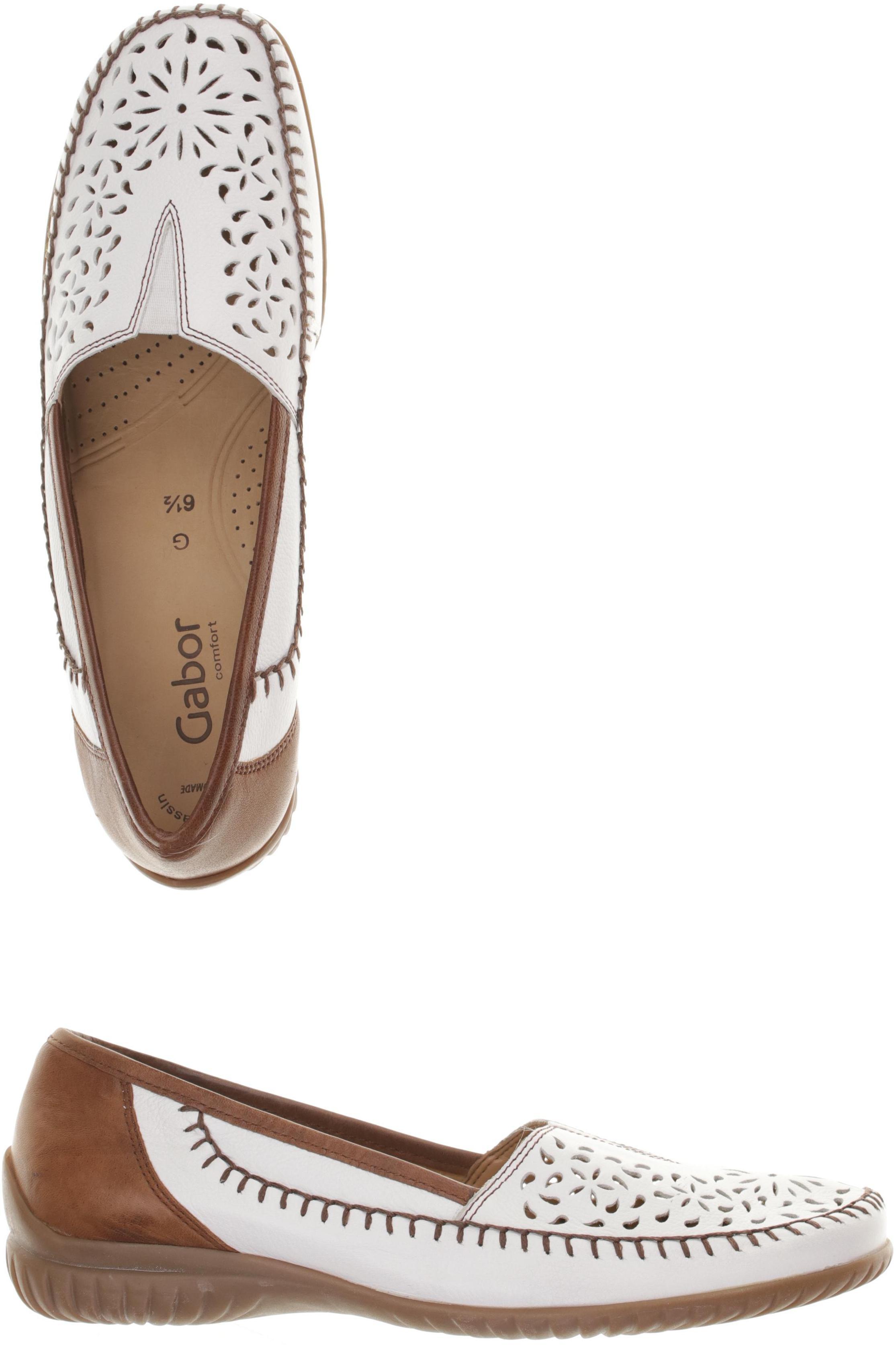 

Gabor Damen Halbschuh, weiß, Gr. 6.5