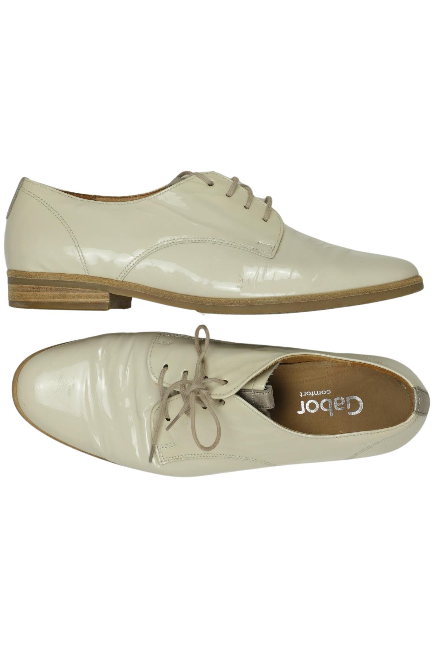 

Gabor Damen Halbschuh, cremeweiß, Gr. 3.5