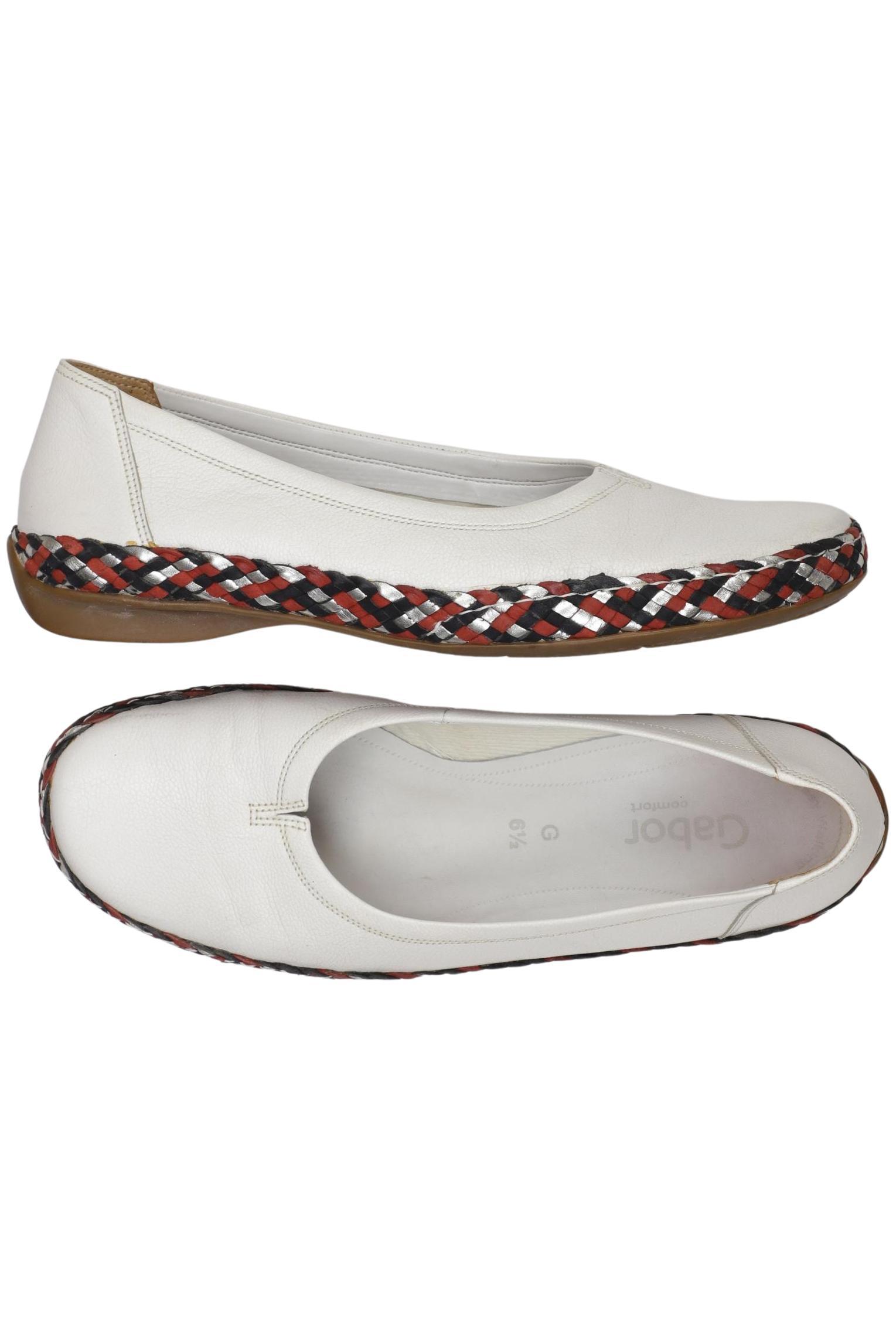 

Gabor Damen Halbschuh, weiß, Gr. 6.5