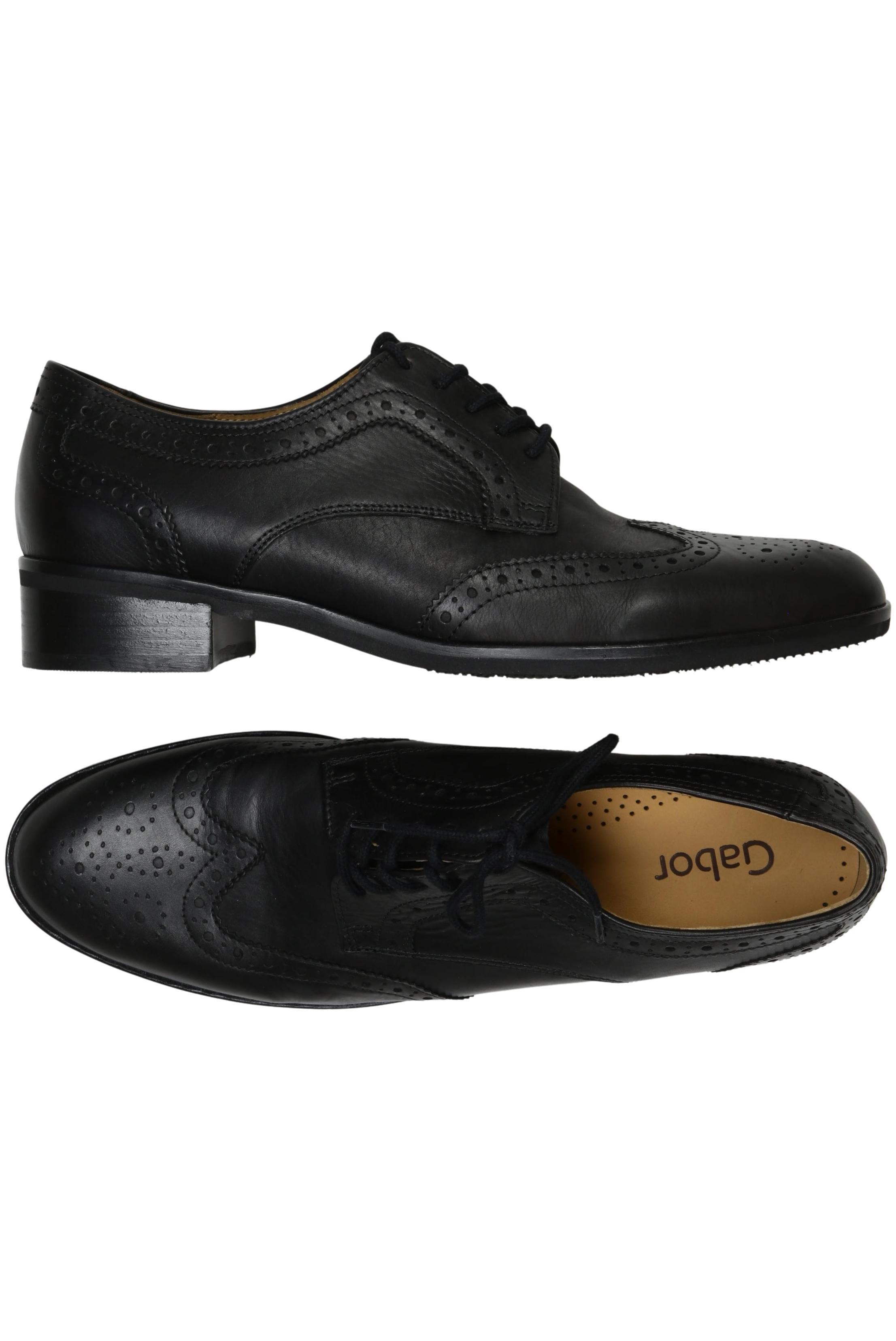 

Gabor Damen Halbschuh, schwarz, Gr. 7.5