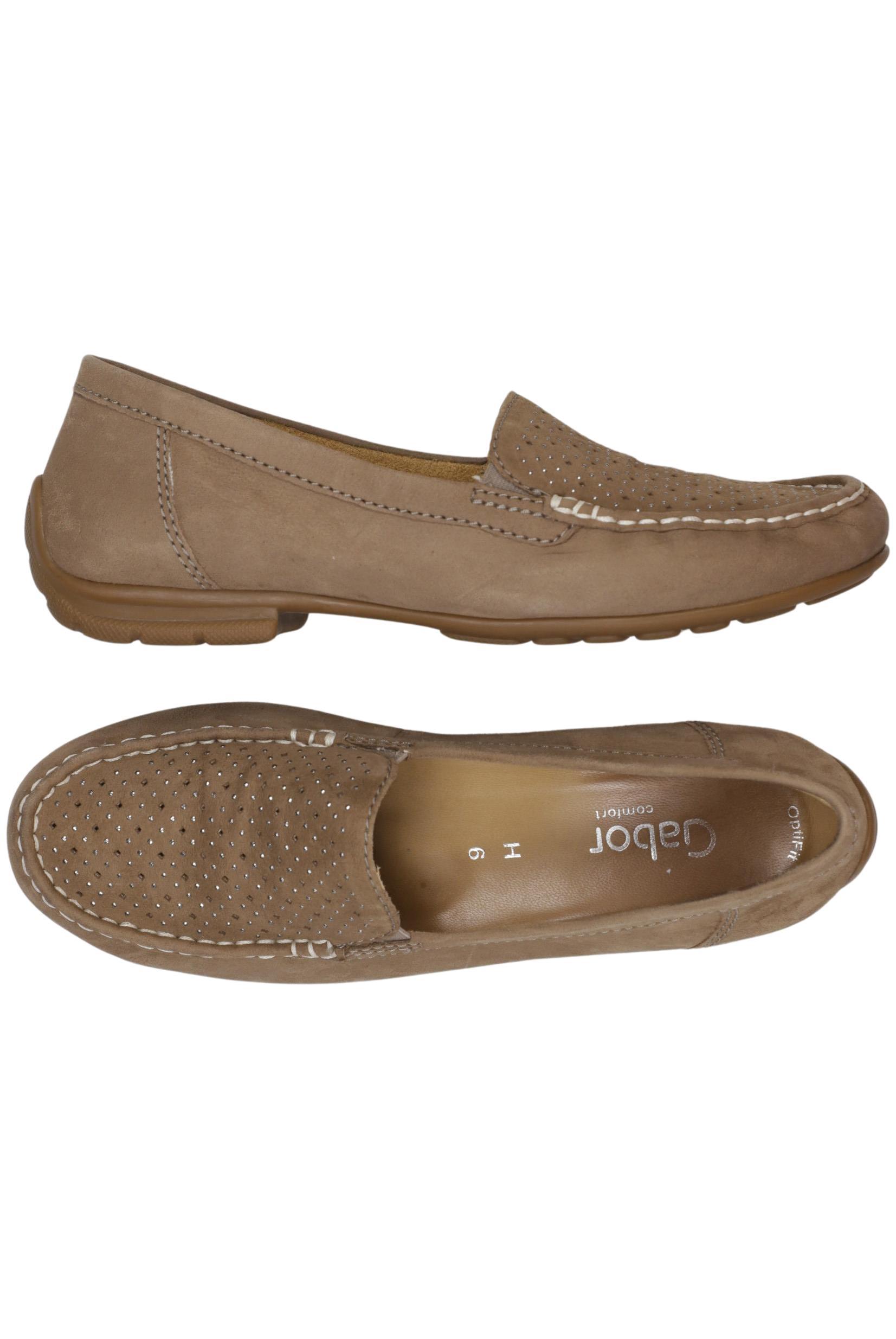 

Gabor Damen Halbschuh, beige, Gr. 6