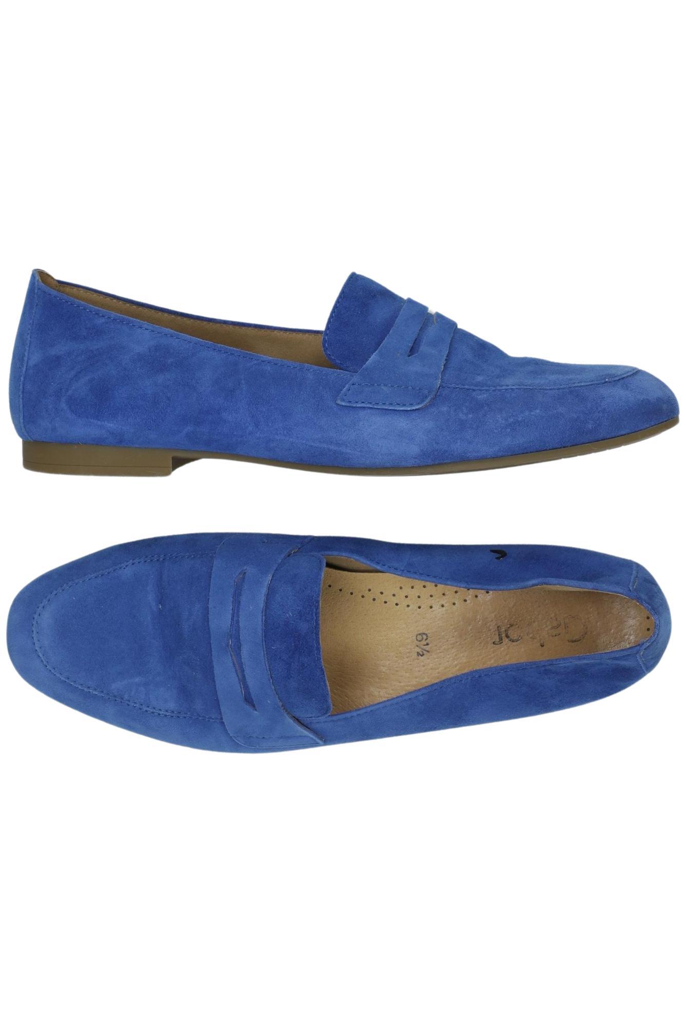 

Gabor Damen Halbschuh, blau, Gr. 6.5