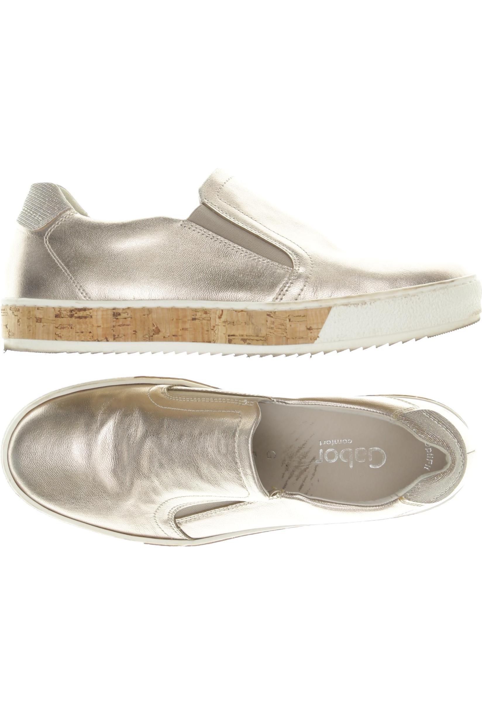 

Gabor Damen Halbschuh, beige, Gr. 5