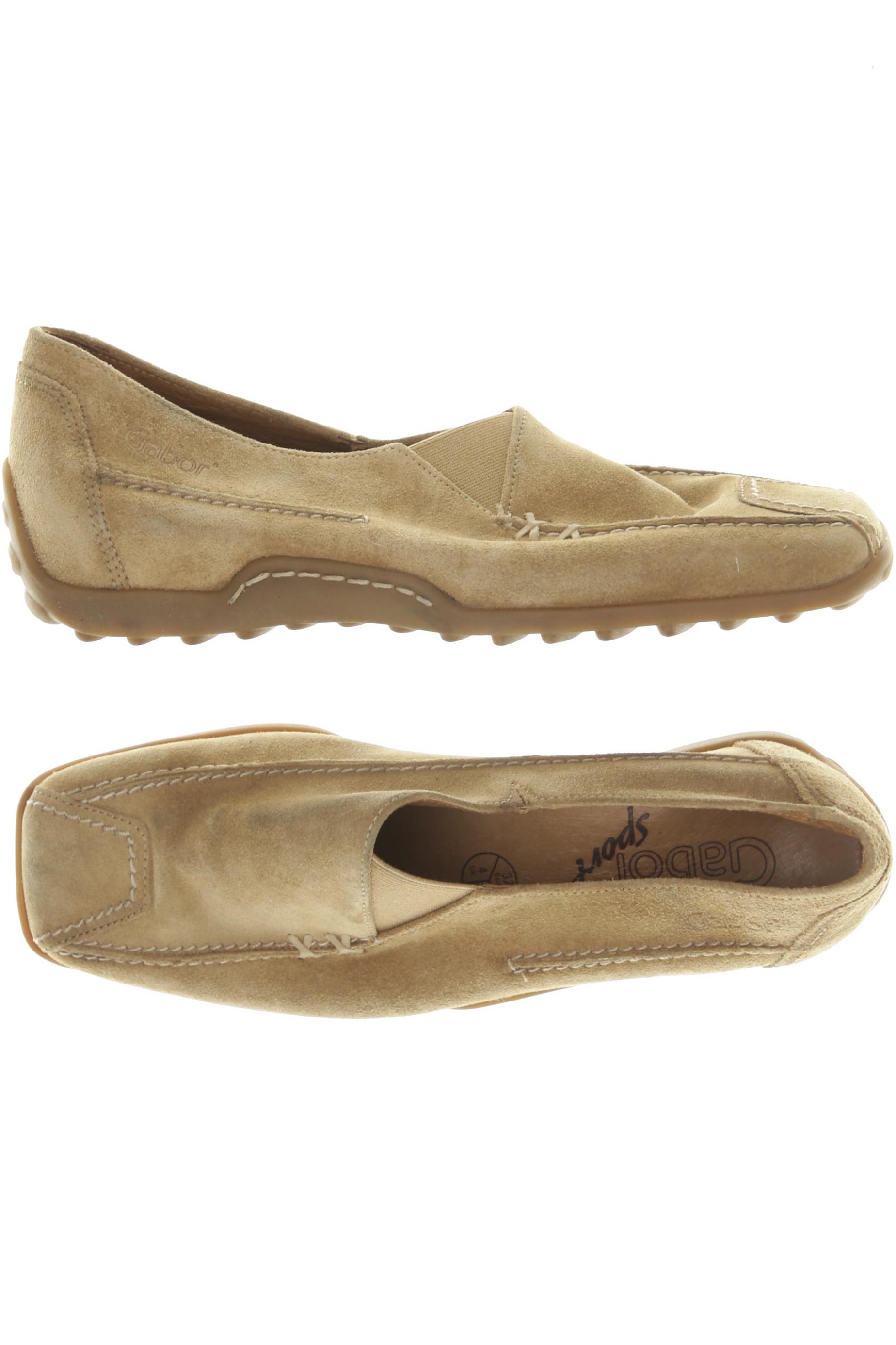 

Gabor Damen Halbschuh, beige, Gr. 4