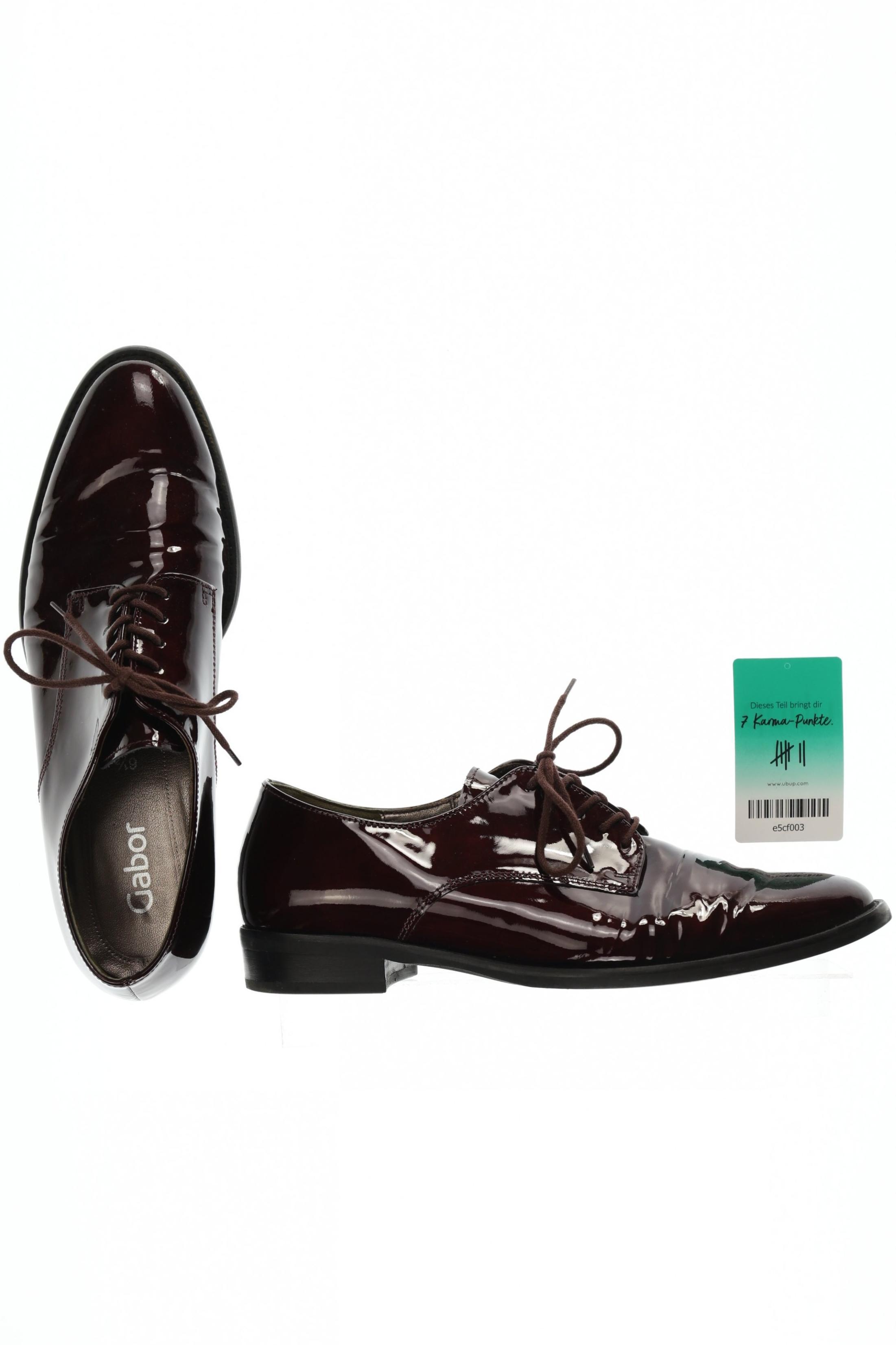 

Gabor Damen Halbschuh, rot, Gr. 6.5