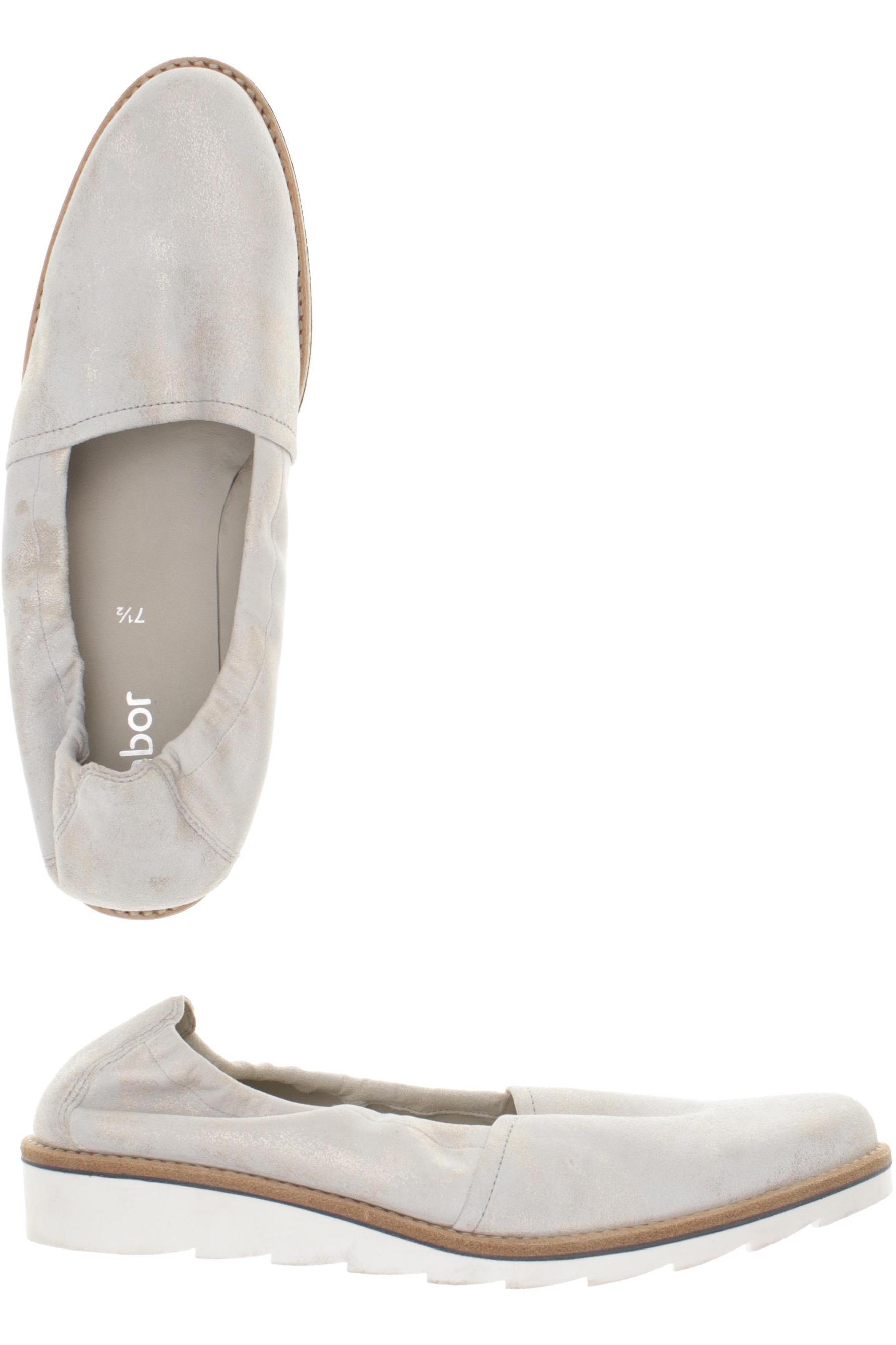 

Gabor Damen Halbschuh, silber, Gr. 7.5