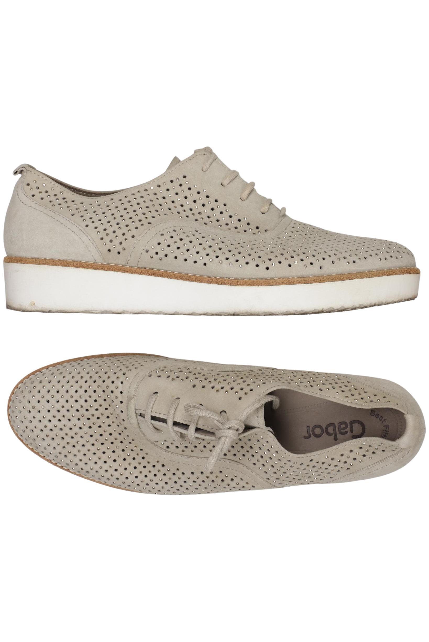 

Gabor Damen Halbschuh, beige, Gr. 5.5