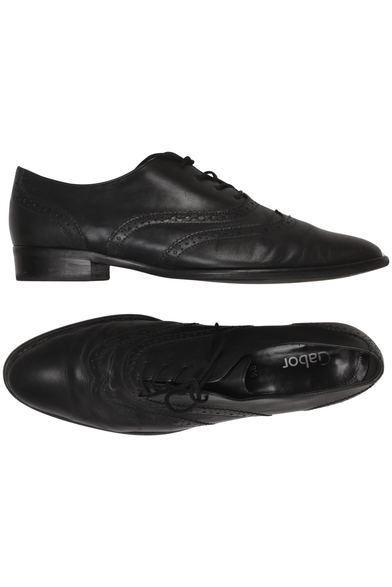 

Gabor Damen Halbschuh, schwarz, Gr. 9.5