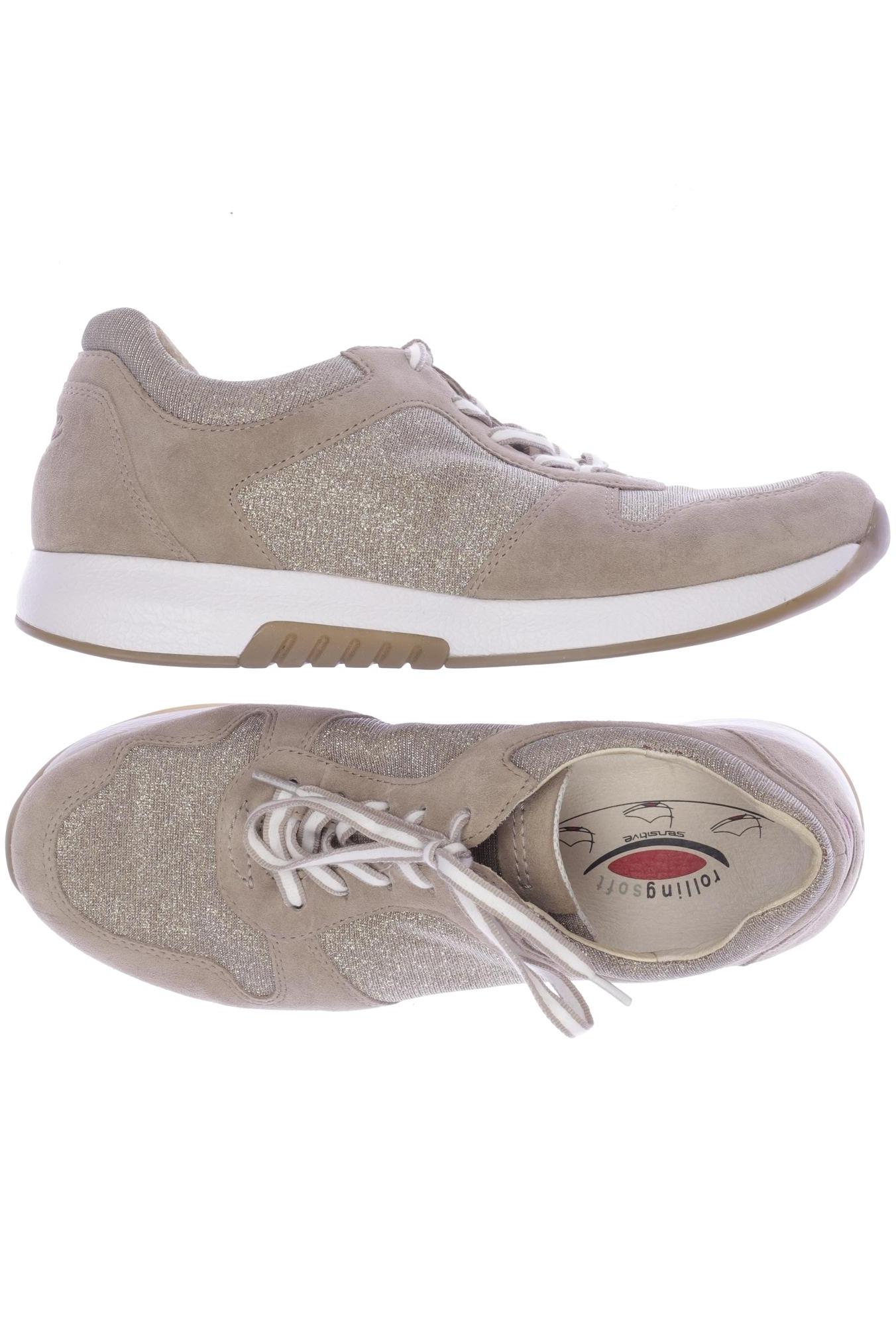 

Gabor Damen Halbschuh, beige, Gr. 8