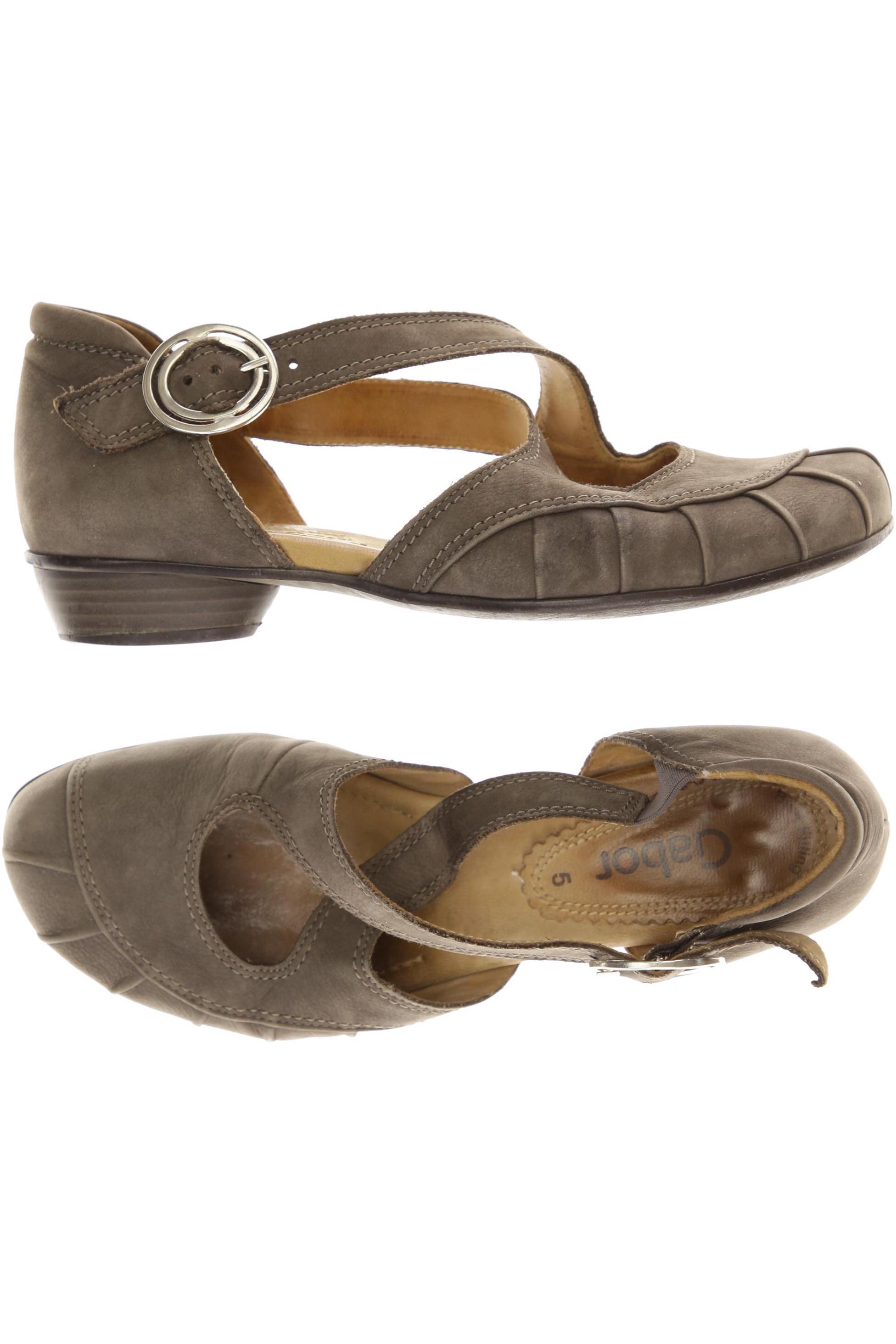 

Gabor Damen Halbschuh, grau, Gr. 5