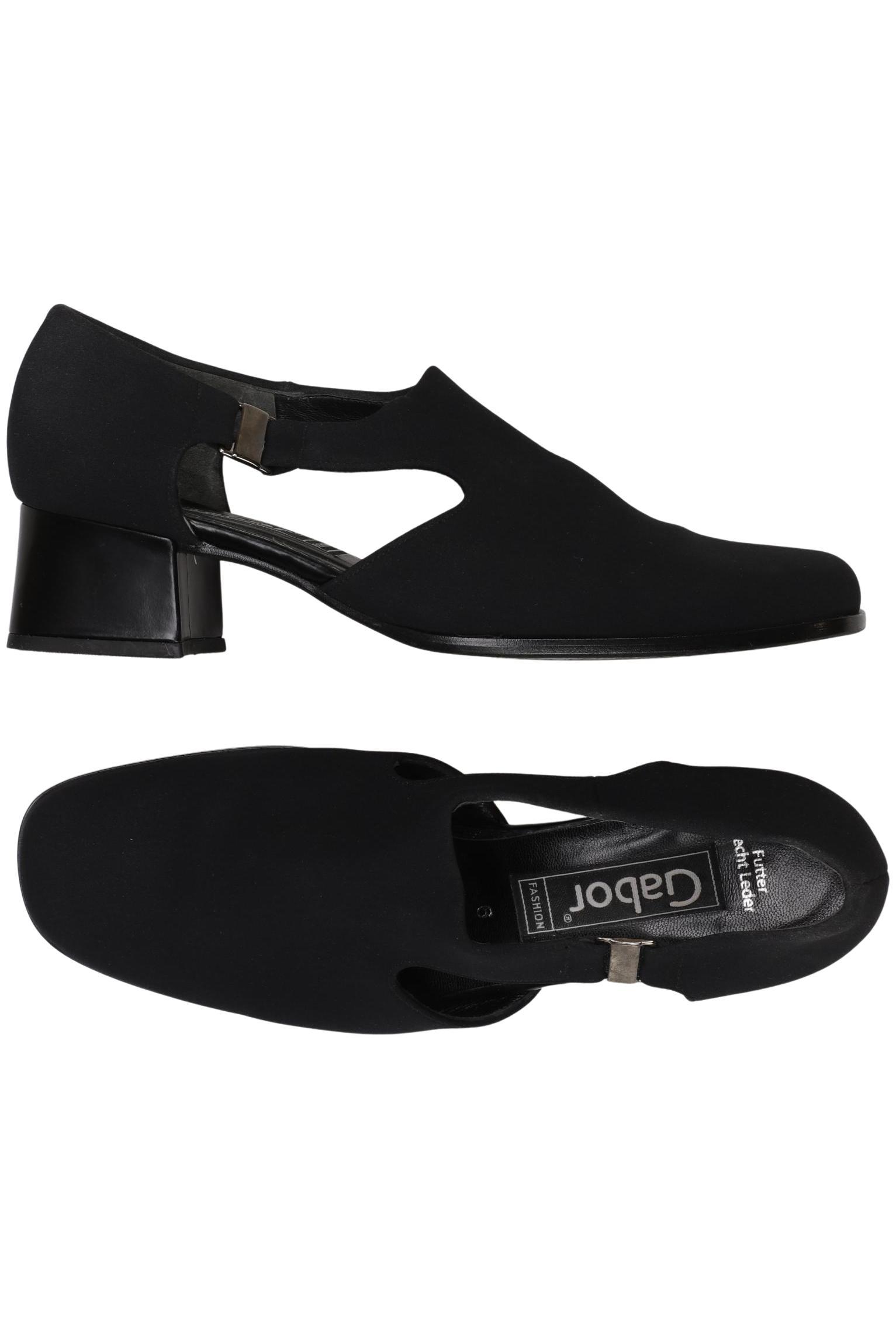 

Gabor Damen Halbschuh, schwarz, Gr. 6