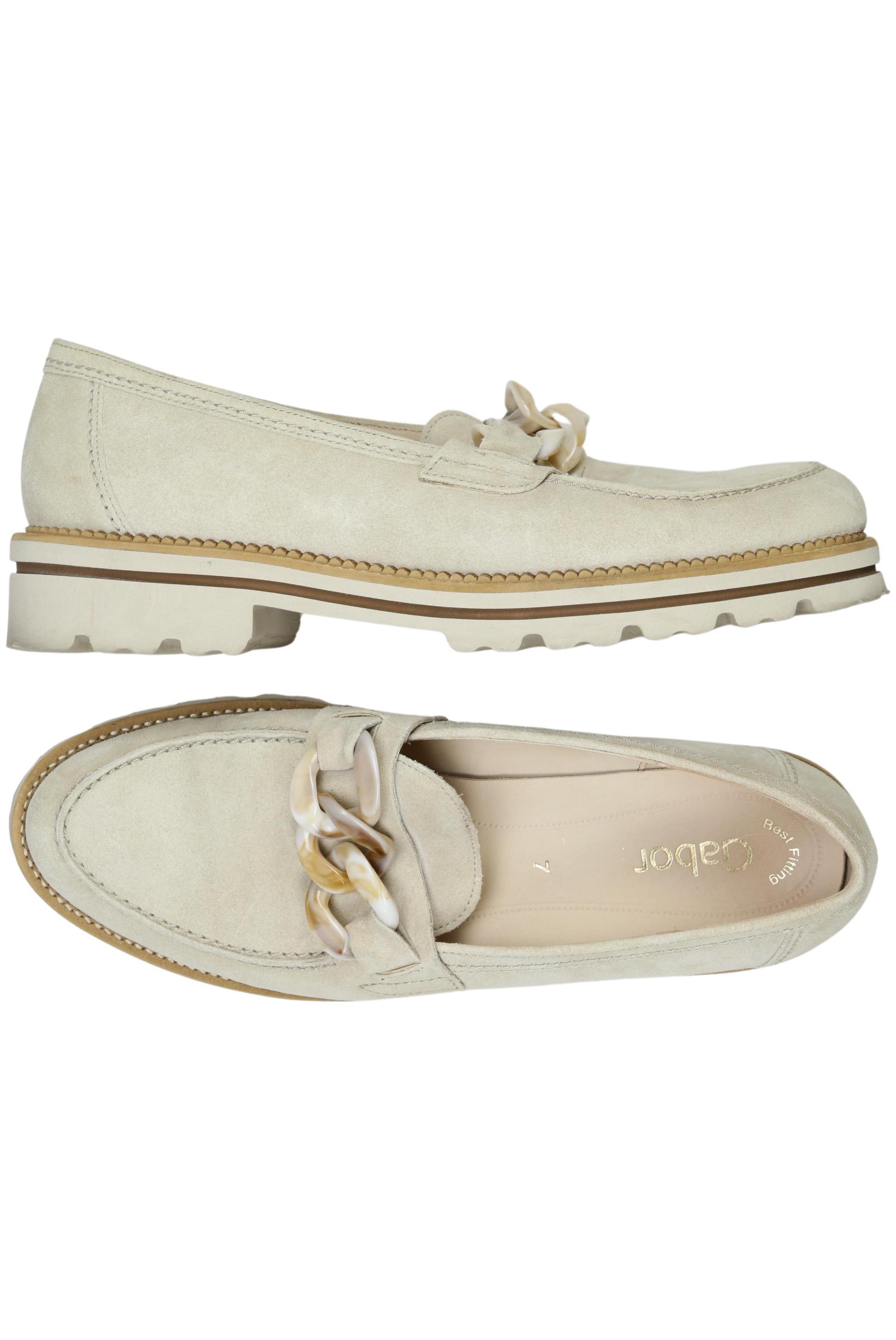 

Gabor Damen Halbschuh, cremeweiß, Gr. 7