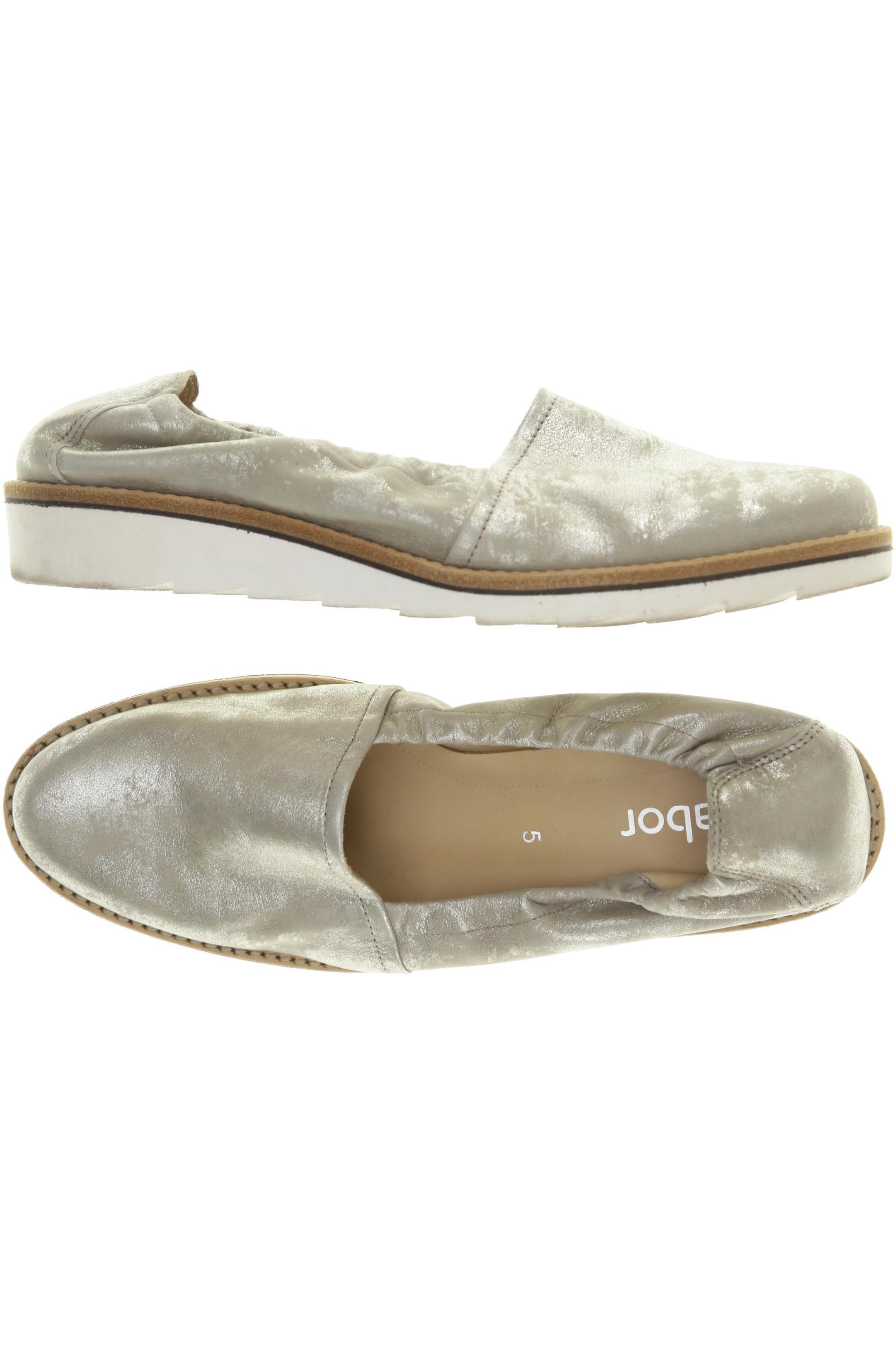 

Gabor Damen Halbschuh, silber, Gr. 5