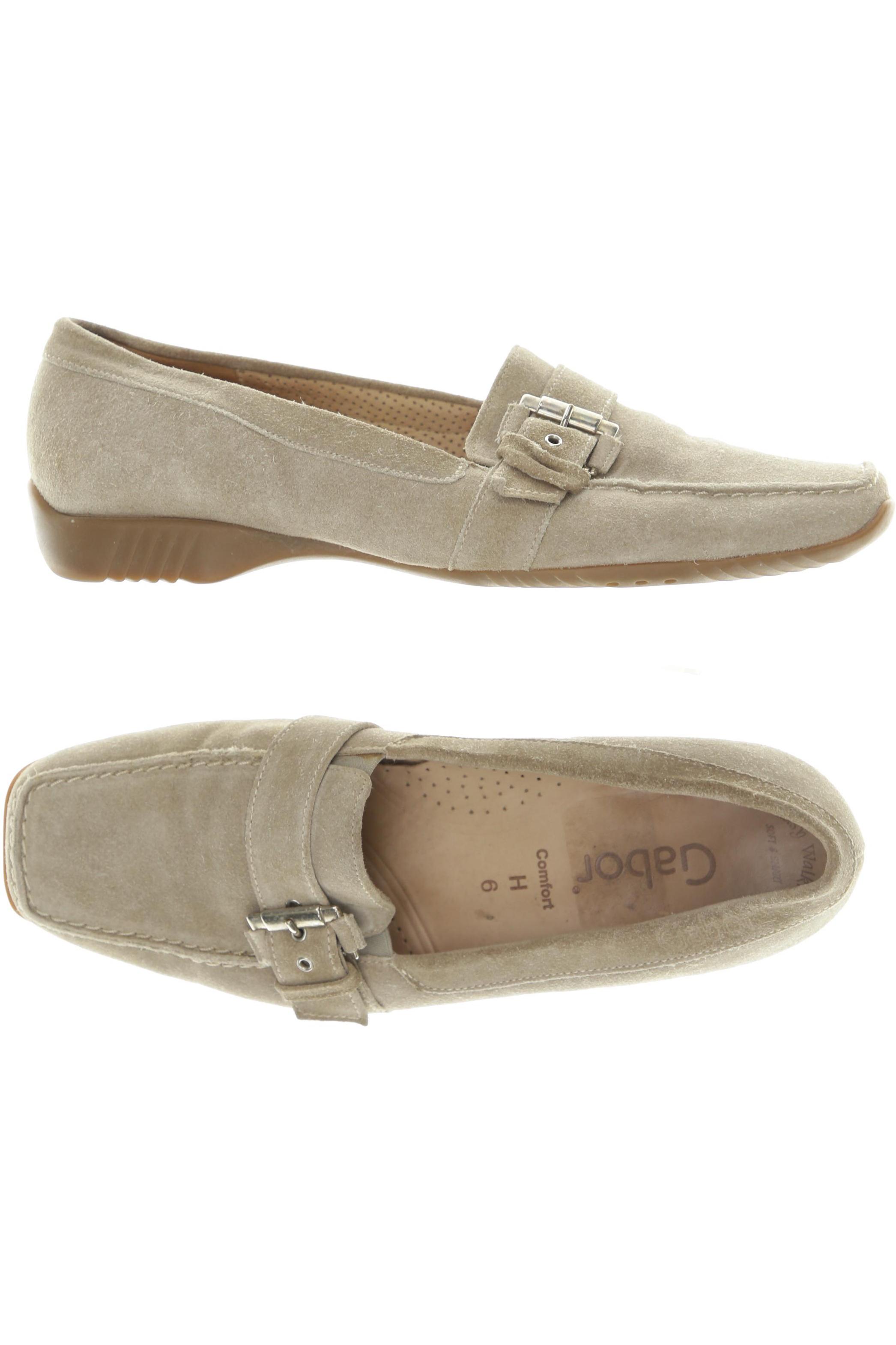 

Gabor Damen Halbschuh, beige, Gr. 6