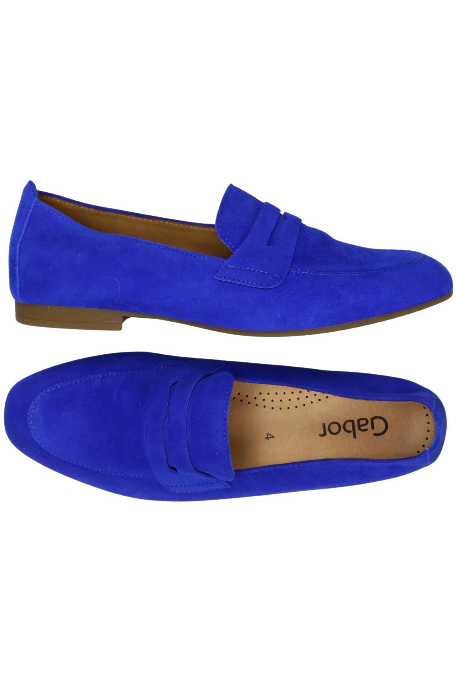 

Gabor Damen Halbschuh, blau, Gr. 4