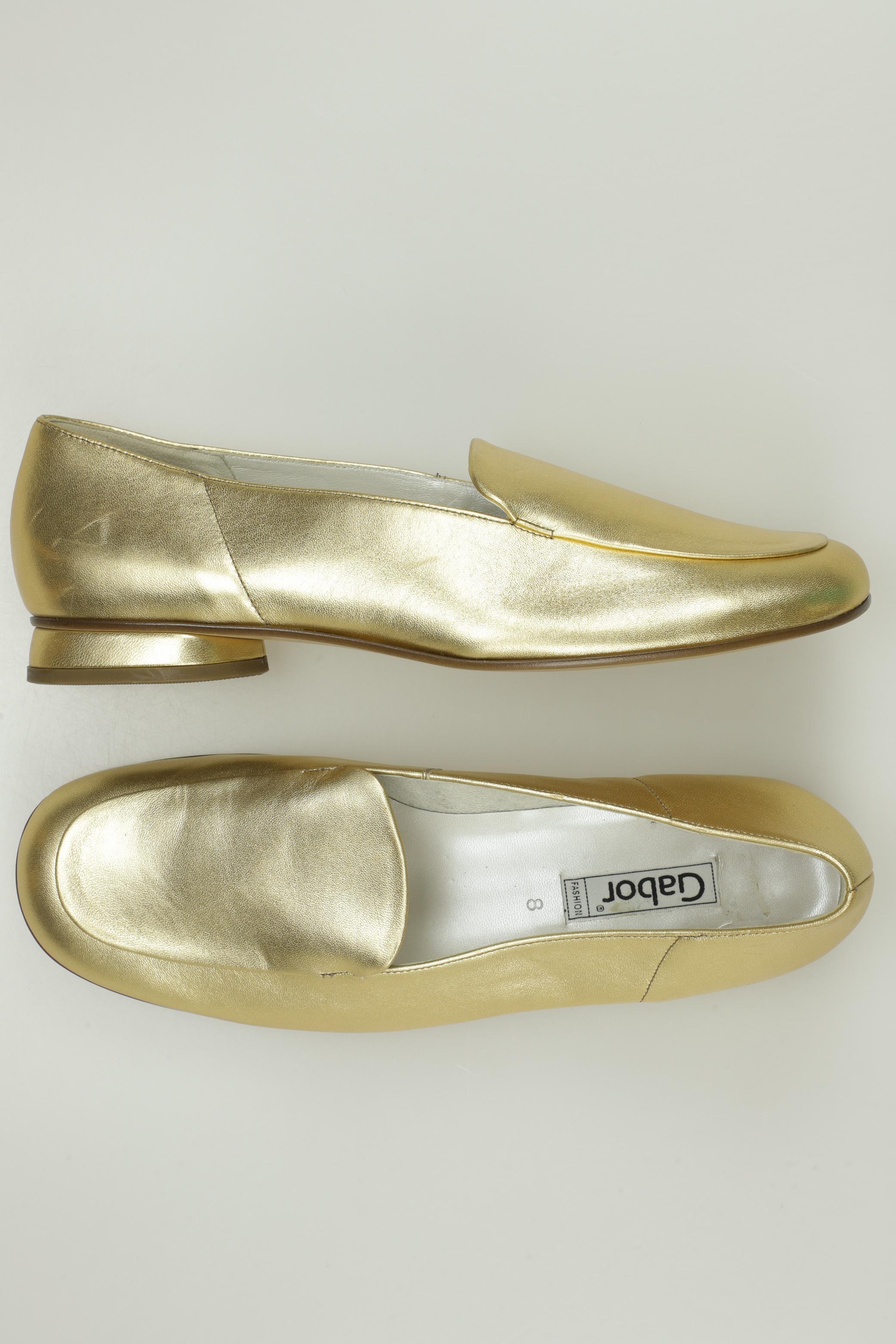 

Gabor Damen Halbschuh, gold, Gr. 8