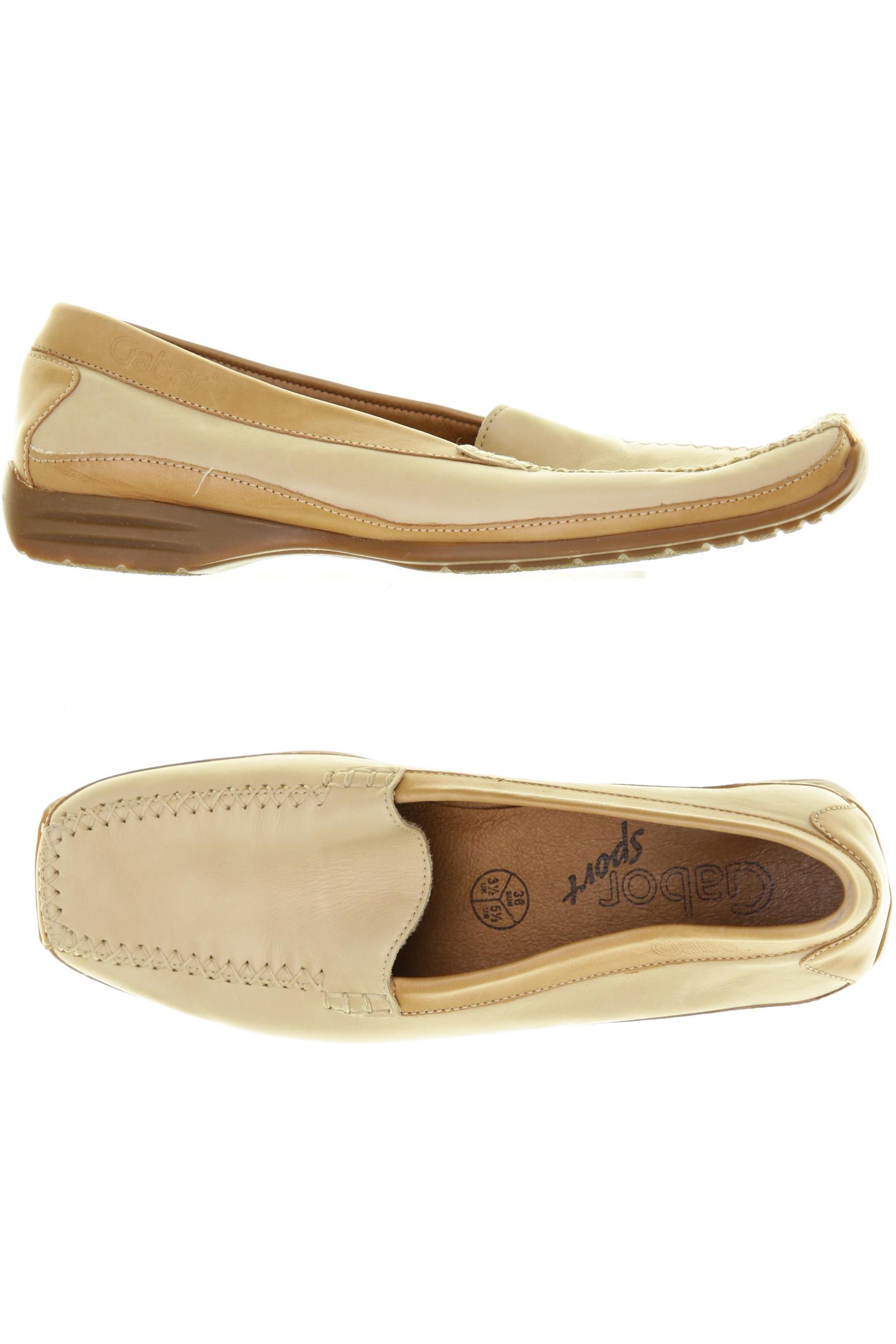 

Gabor Damen Halbschuh, beige, Gr. 3.5