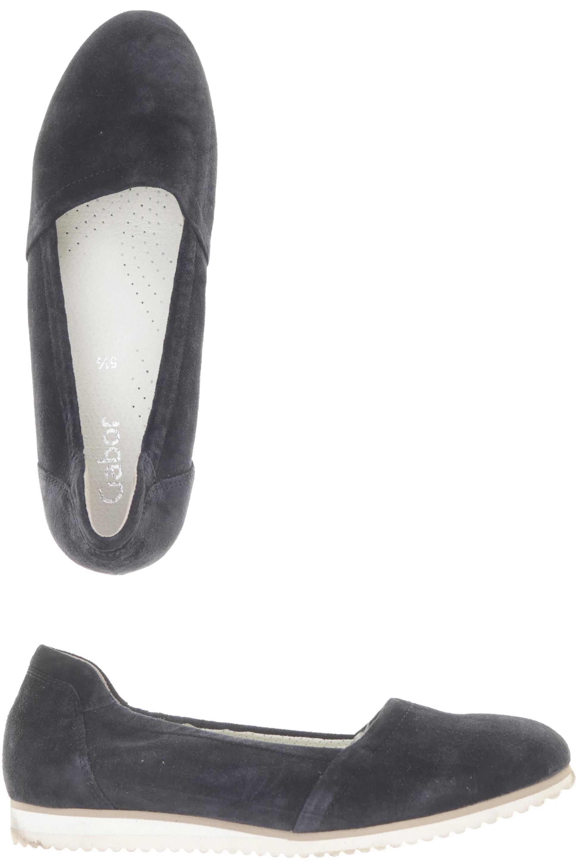 

Gabor Damen Halbschuh, blau, Gr. 5.5