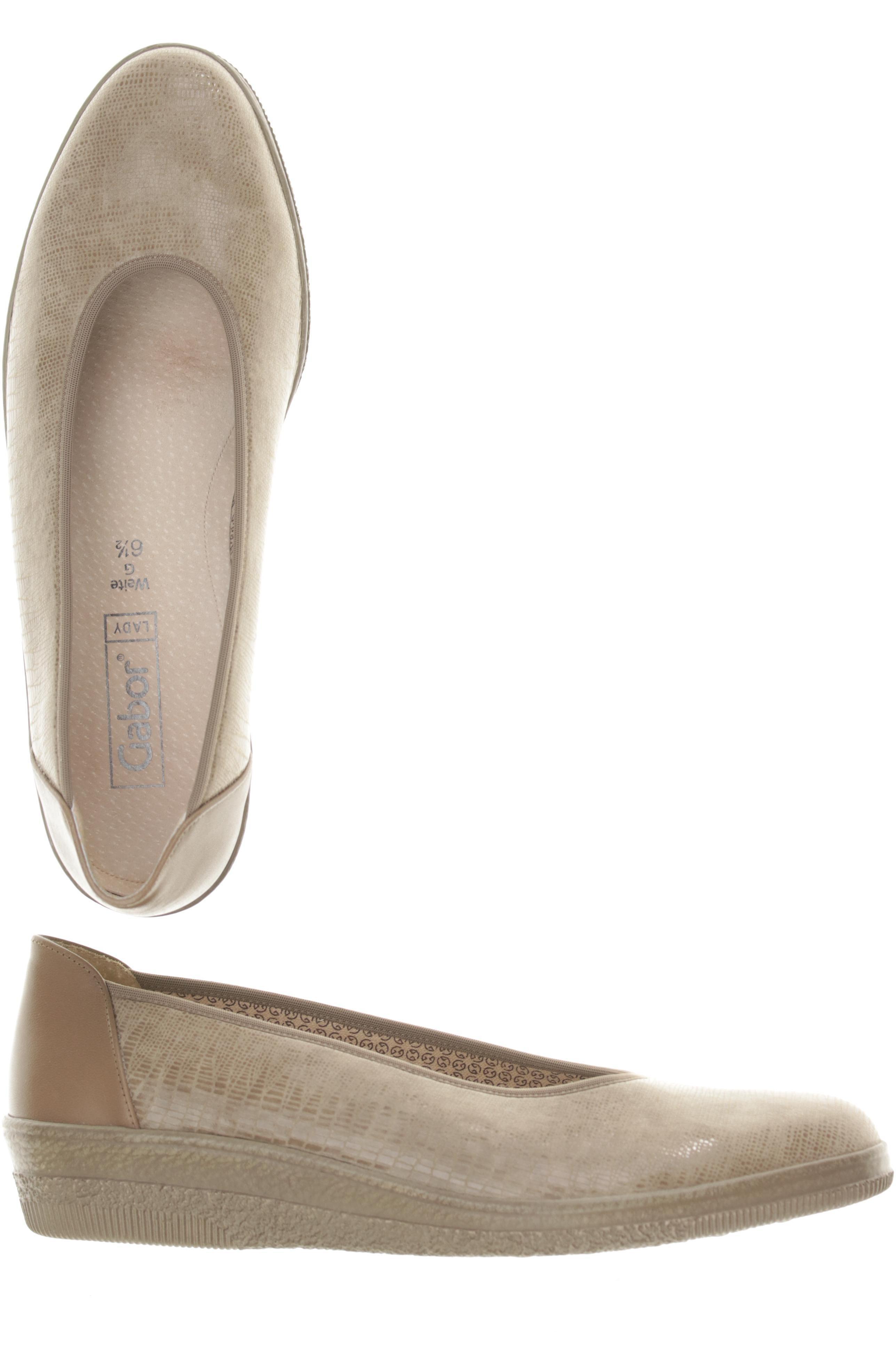 

Gabor Damen Halbschuh, beige, Gr. 6.5