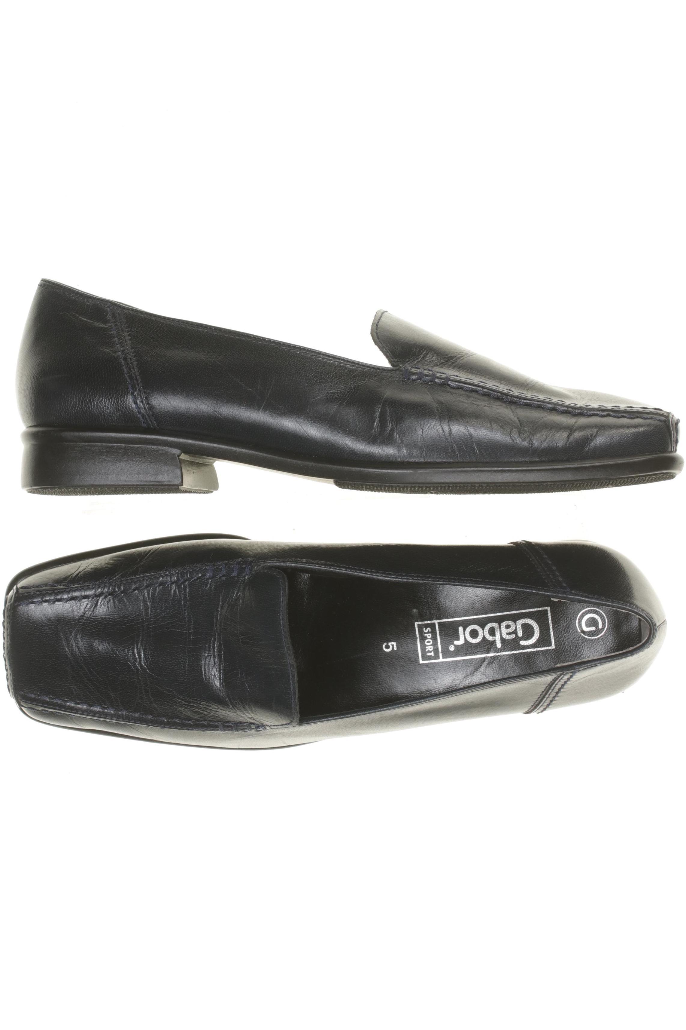 

Gabor Damen Halbschuh, blau, Gr. 5