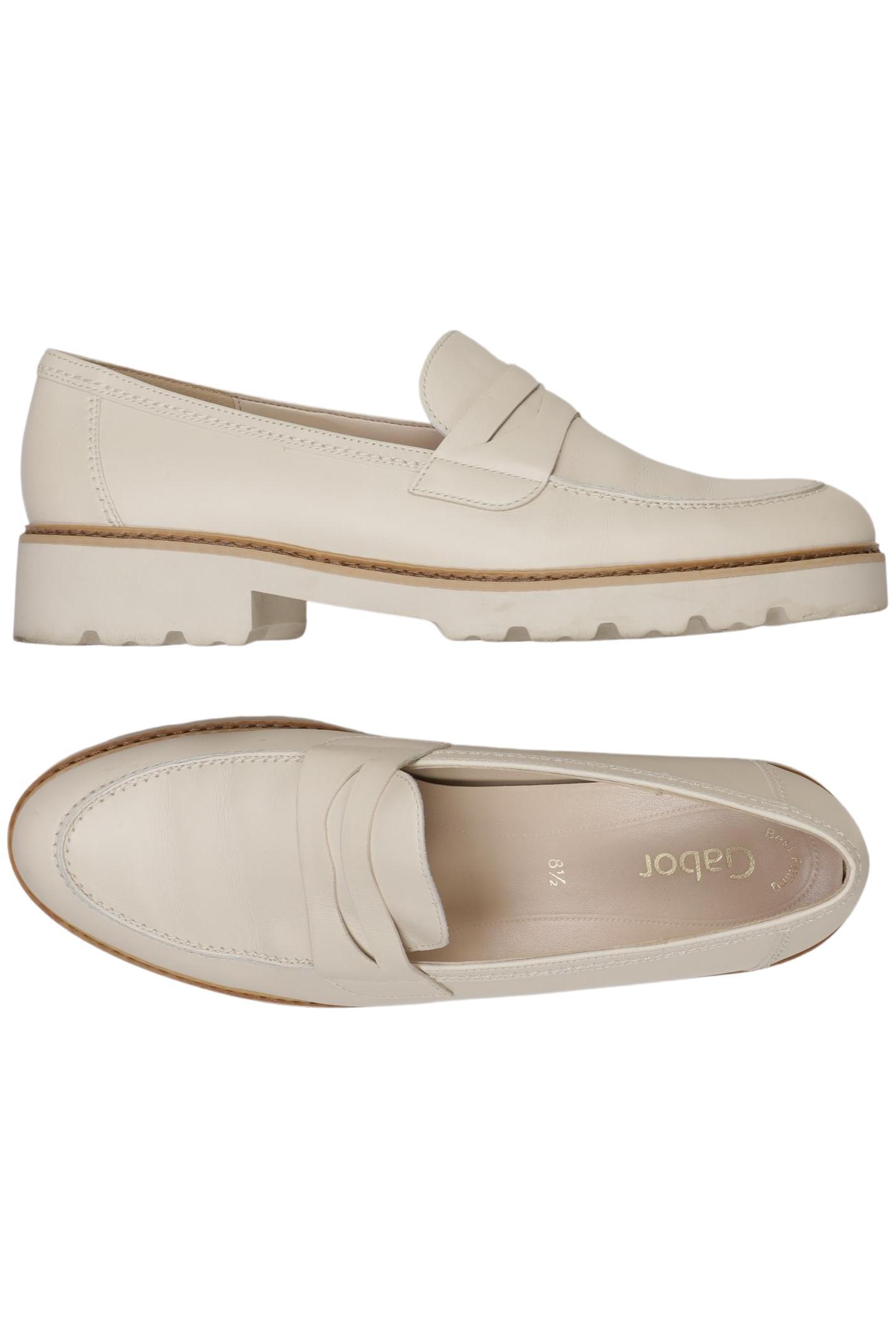 

Gabor Damen Halbschuh, cremeweiß, Gr. 8.5