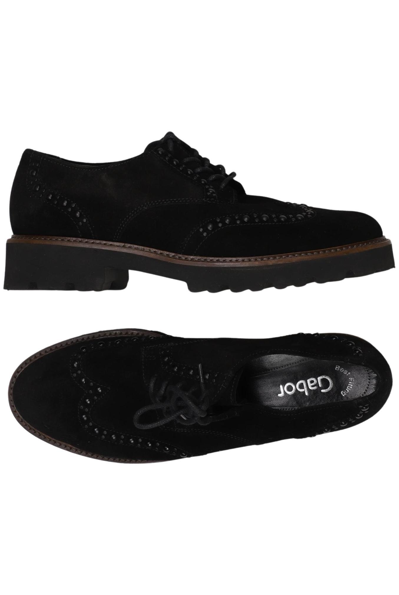 

Gabor Damen Halbschuh, schwarz, Gr. 5.5